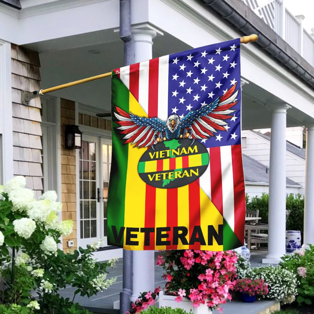 Unique Viet Nam Veteran Flag