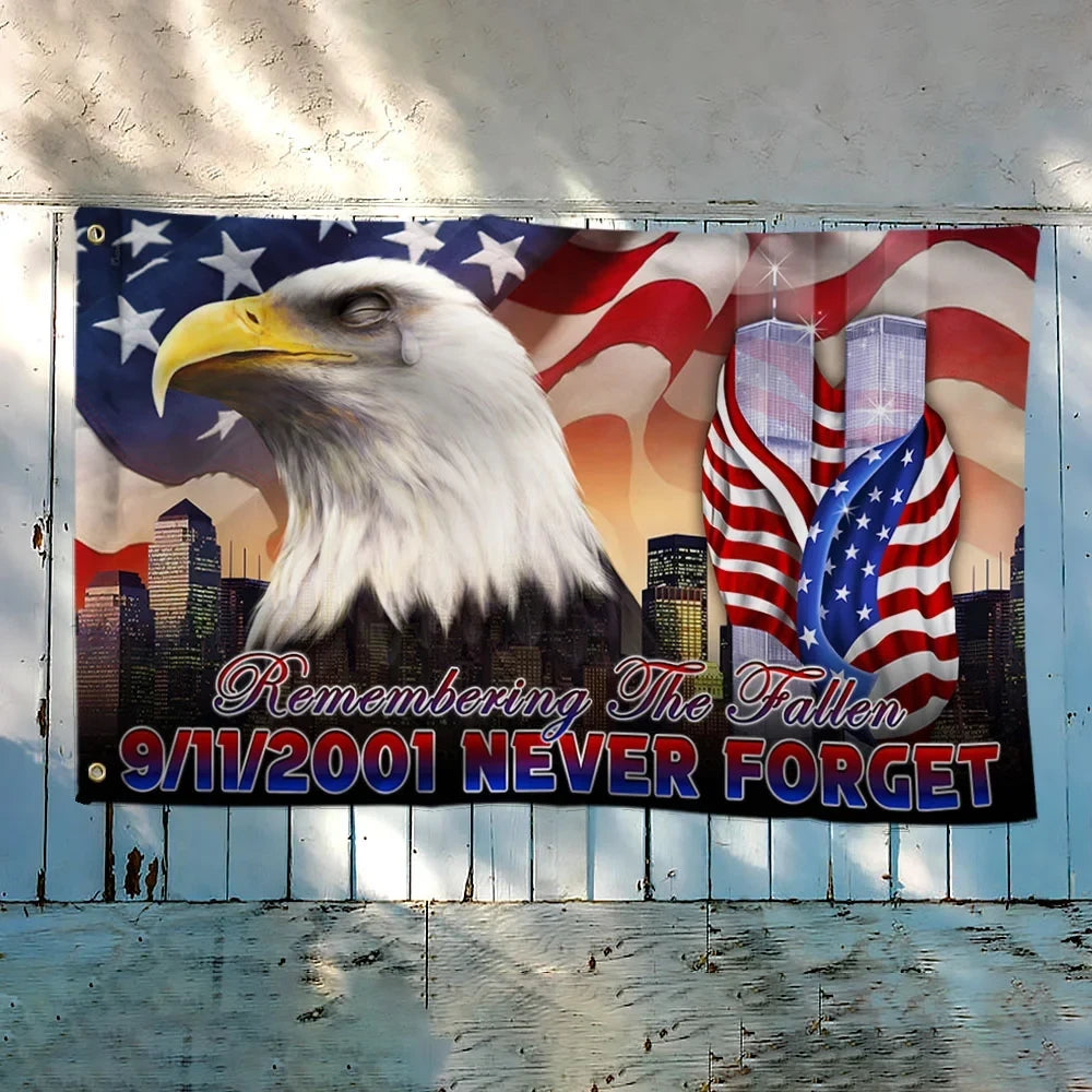 Premium America Patriot Day Remembering The Fallen Grommet Flag