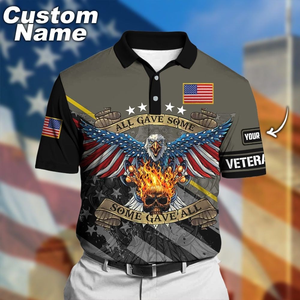Premium Custem Personalized Name Veteran Army