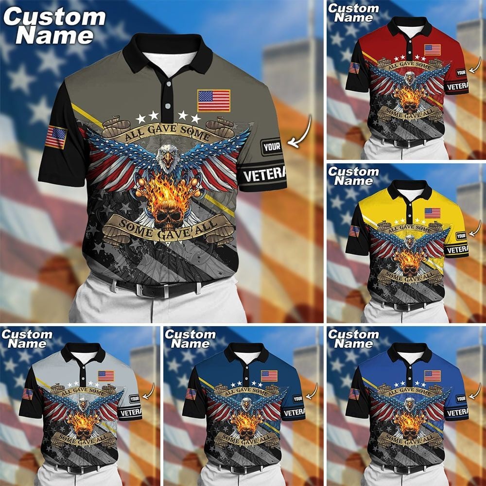 Premium Custem Personalized Name Veteran Army