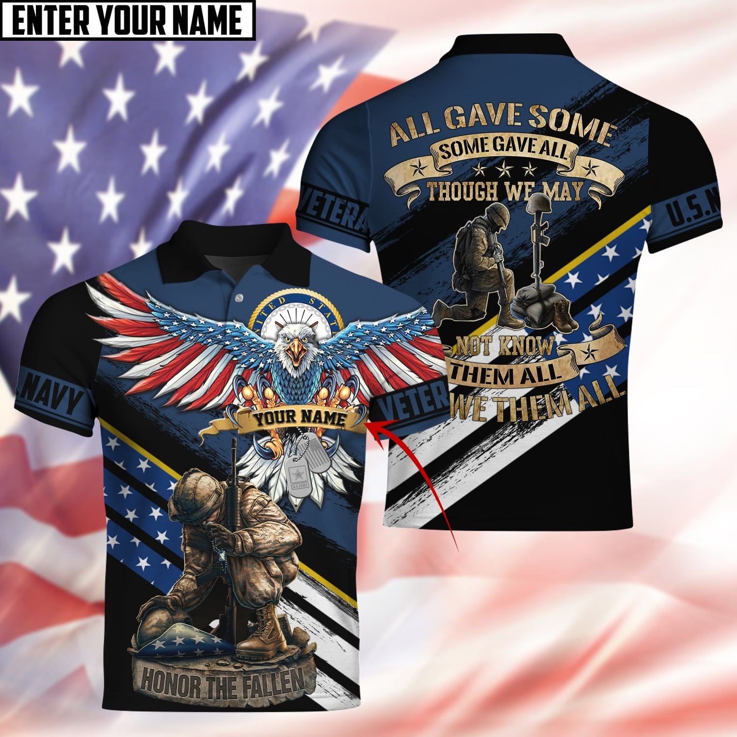 All Gave Some Some Gave All Polo Shirt