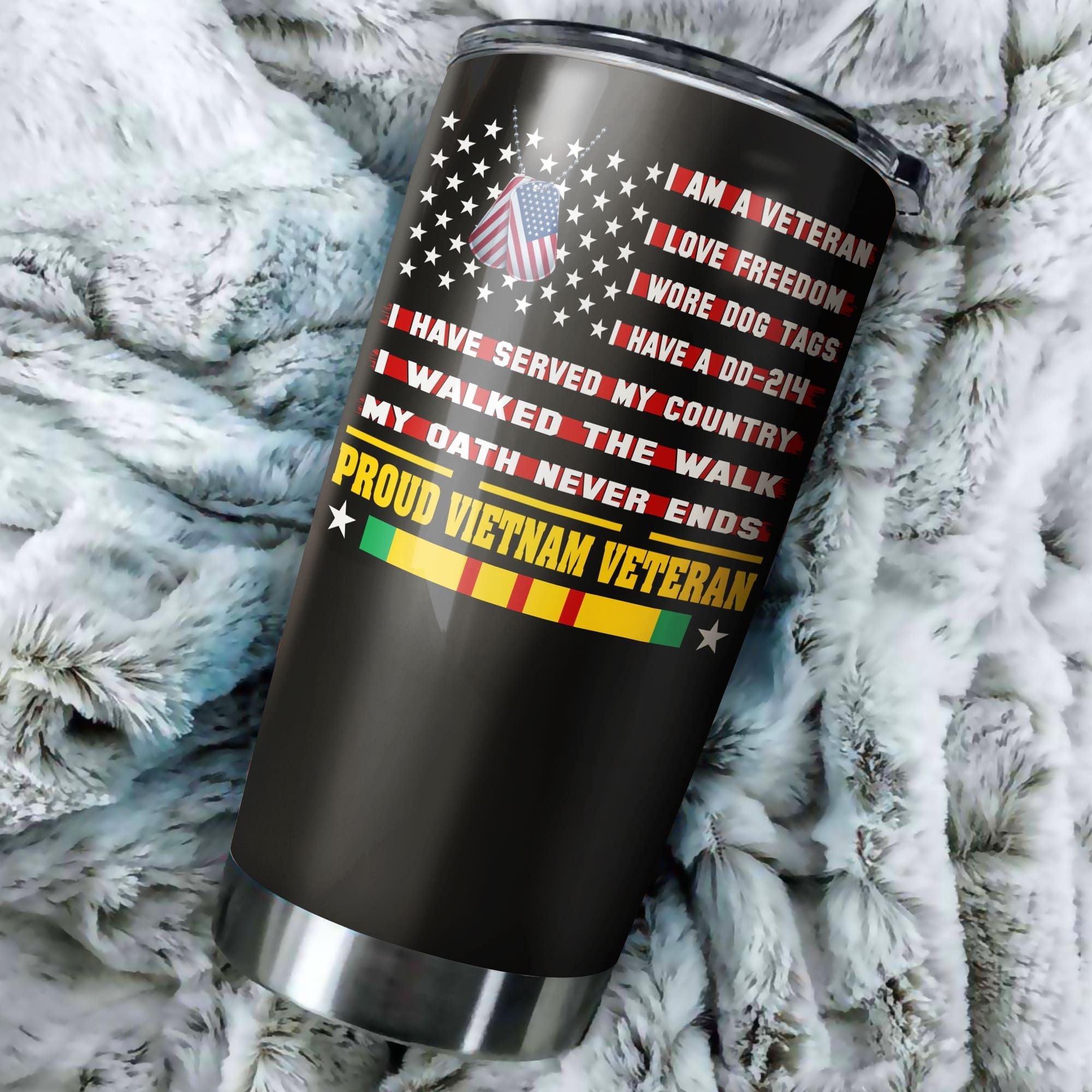 Premium I Am a VietNam Veteran Set Flag