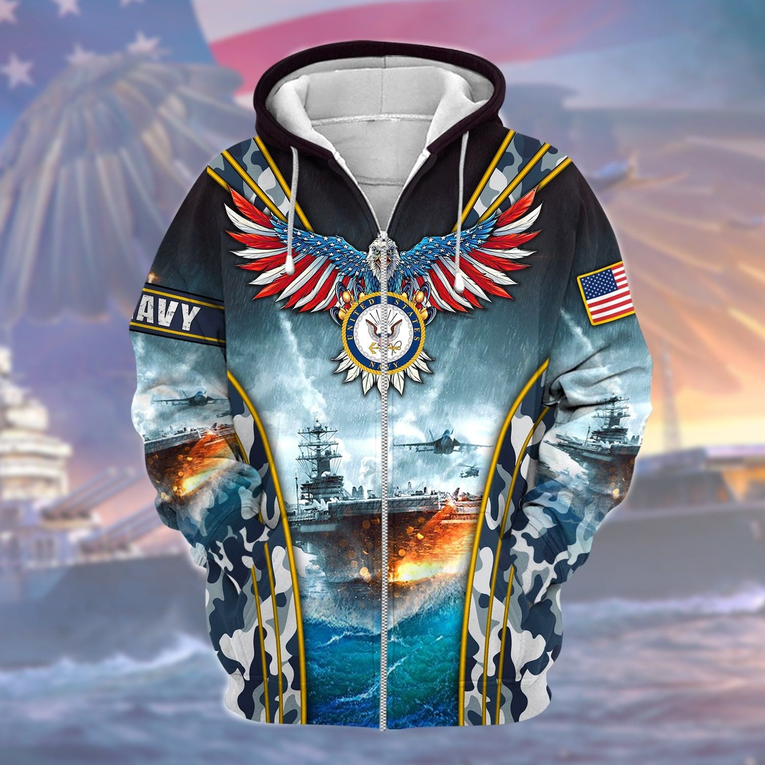 Proud U.S.Navy Veteran Hoodie