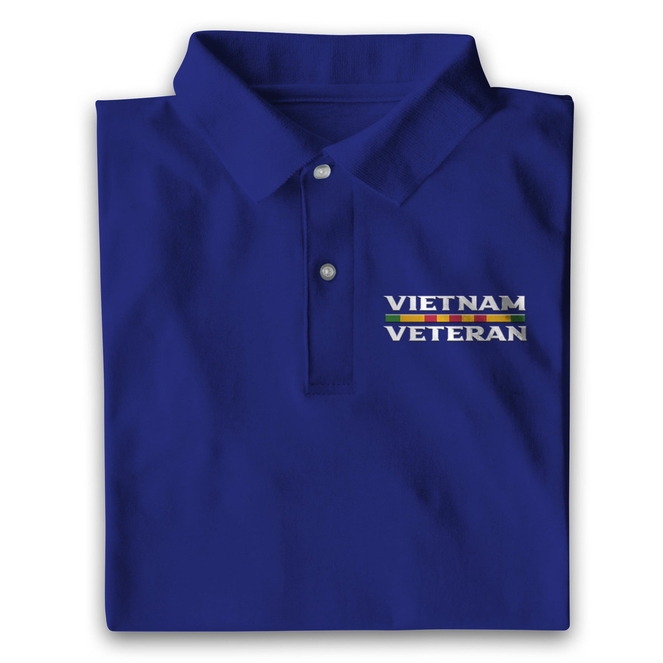 Multicolor Unique Vietnam Veteran Polo Shirt
