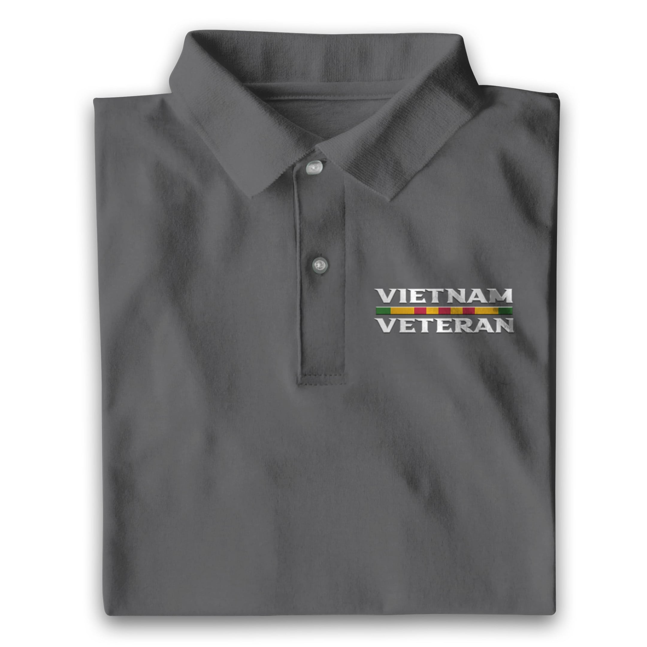 Multicolor Unique Vietnam Veteran Polo Shirt