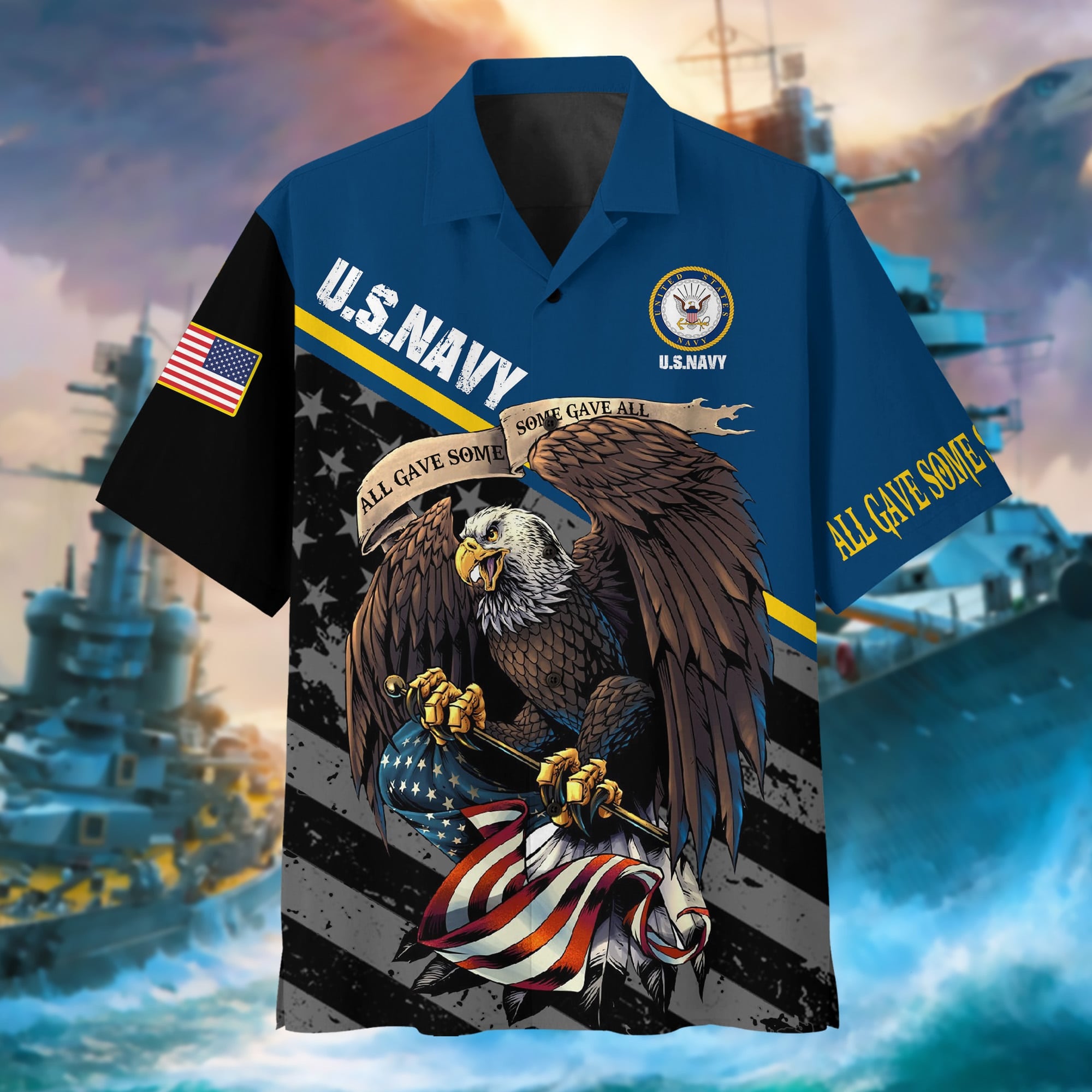 Premium U.S Multiple Service Veteran Hawaii Shirt