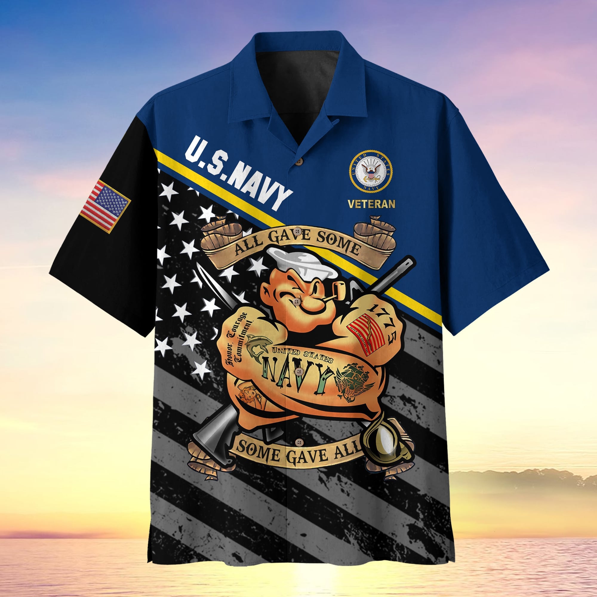 Premium U.S Navy Veteran Hawaii Shirt