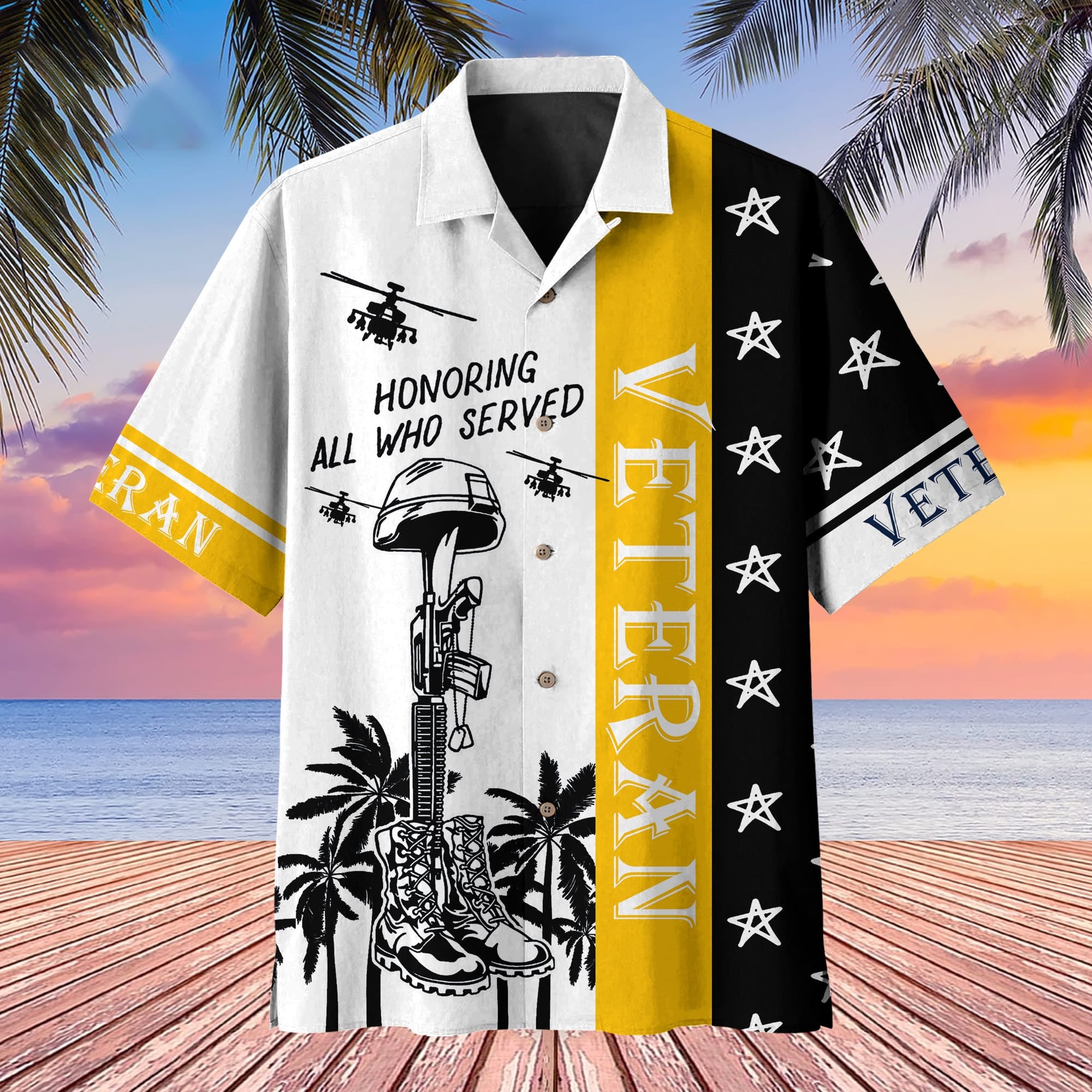 Premium U.S Veteran Hawaii Shirt