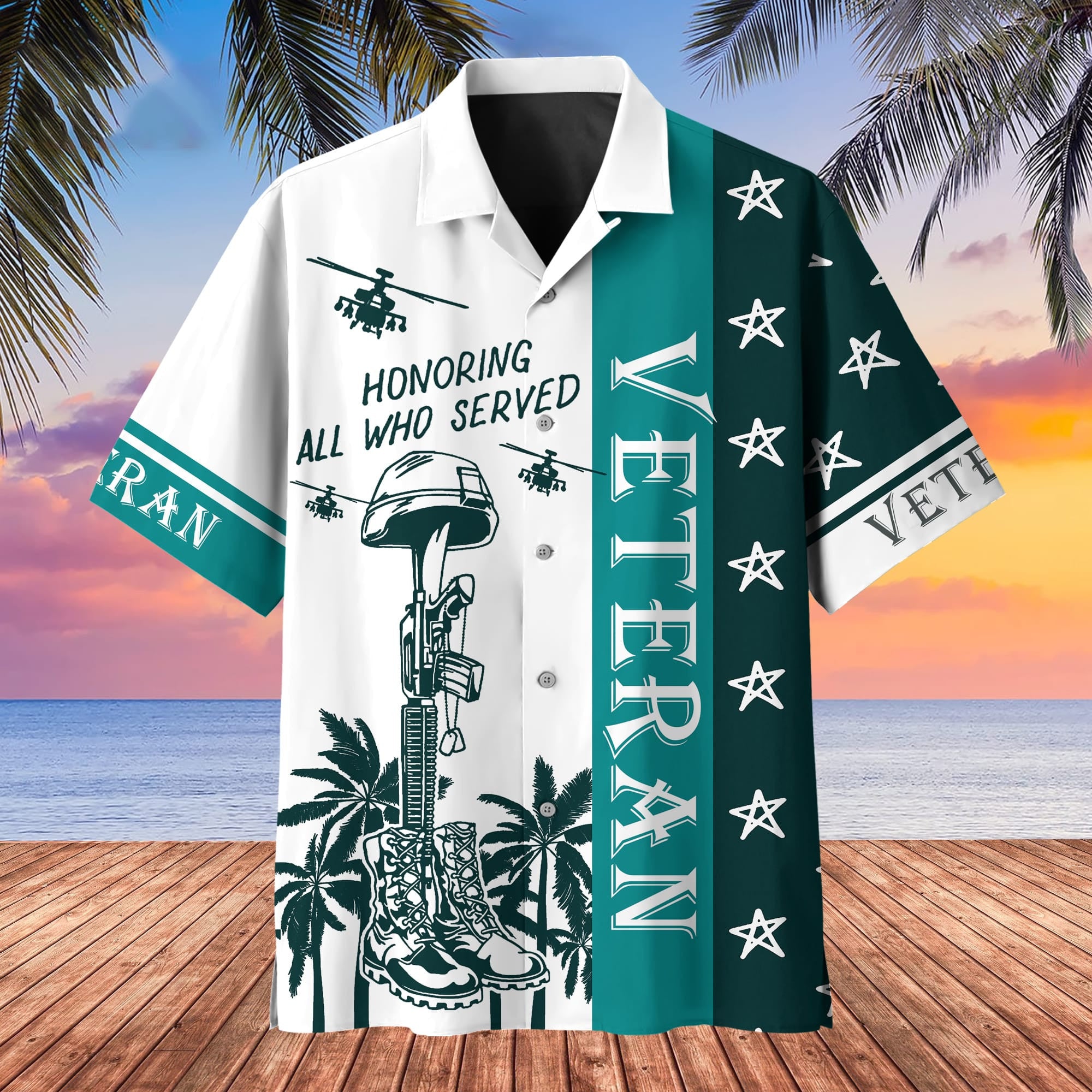 Premium U.S Veteran Hawaii Shirt