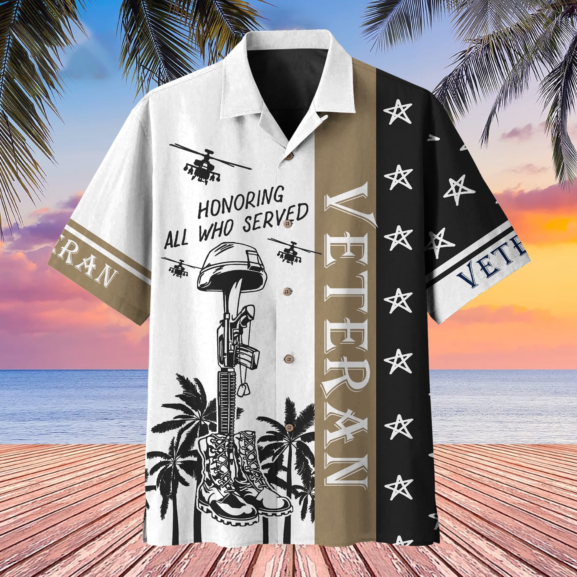 Premium U.S Veteran Hawaii Shirt