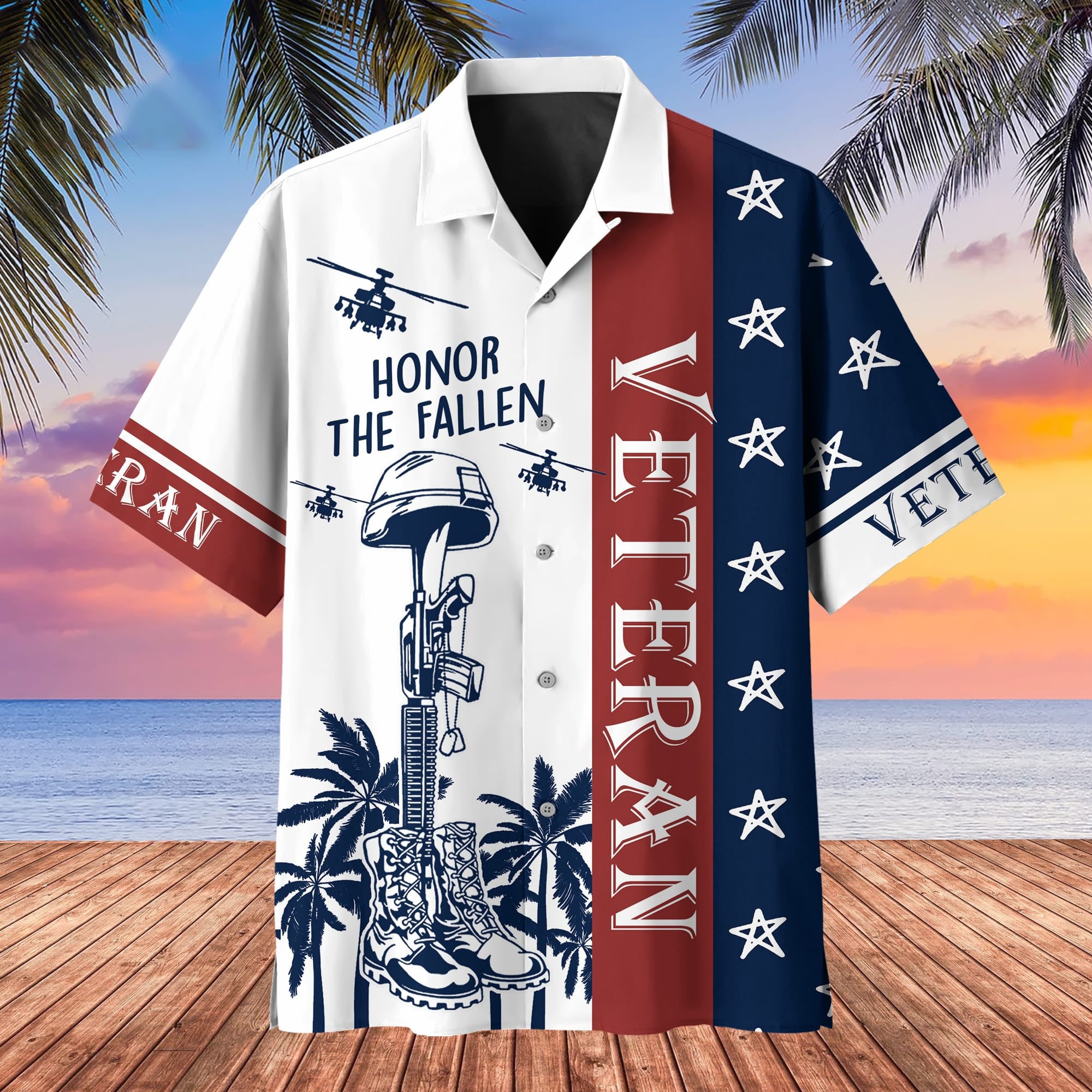 Premium U.S Veteran Hawaii Shirt