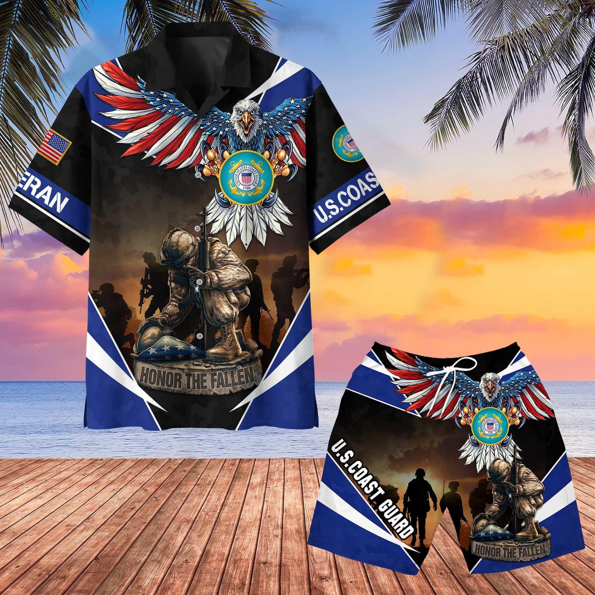 Premium U.S Veteran Hawaii Shirt