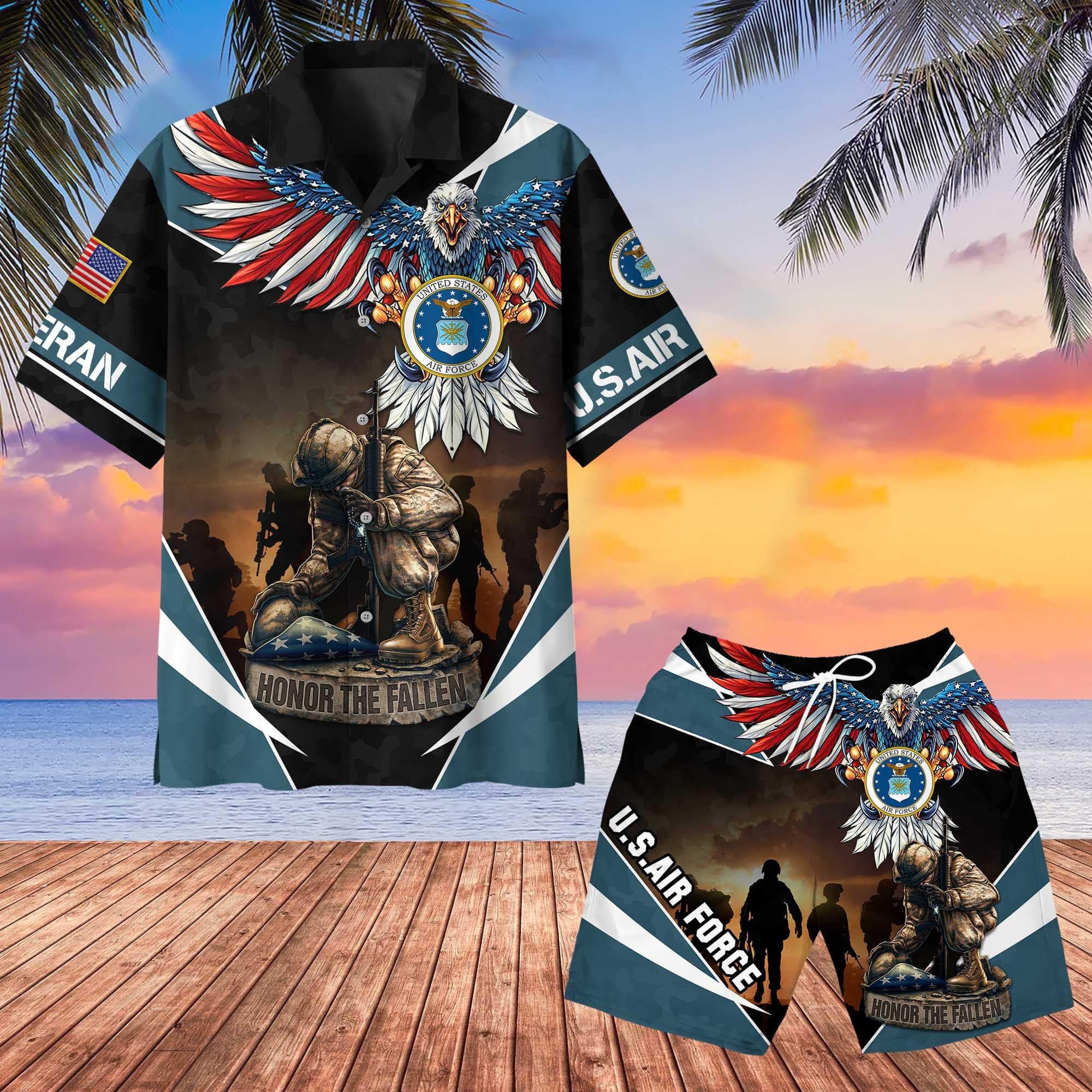 Premium U.S Veteran Hawaii Shirt
