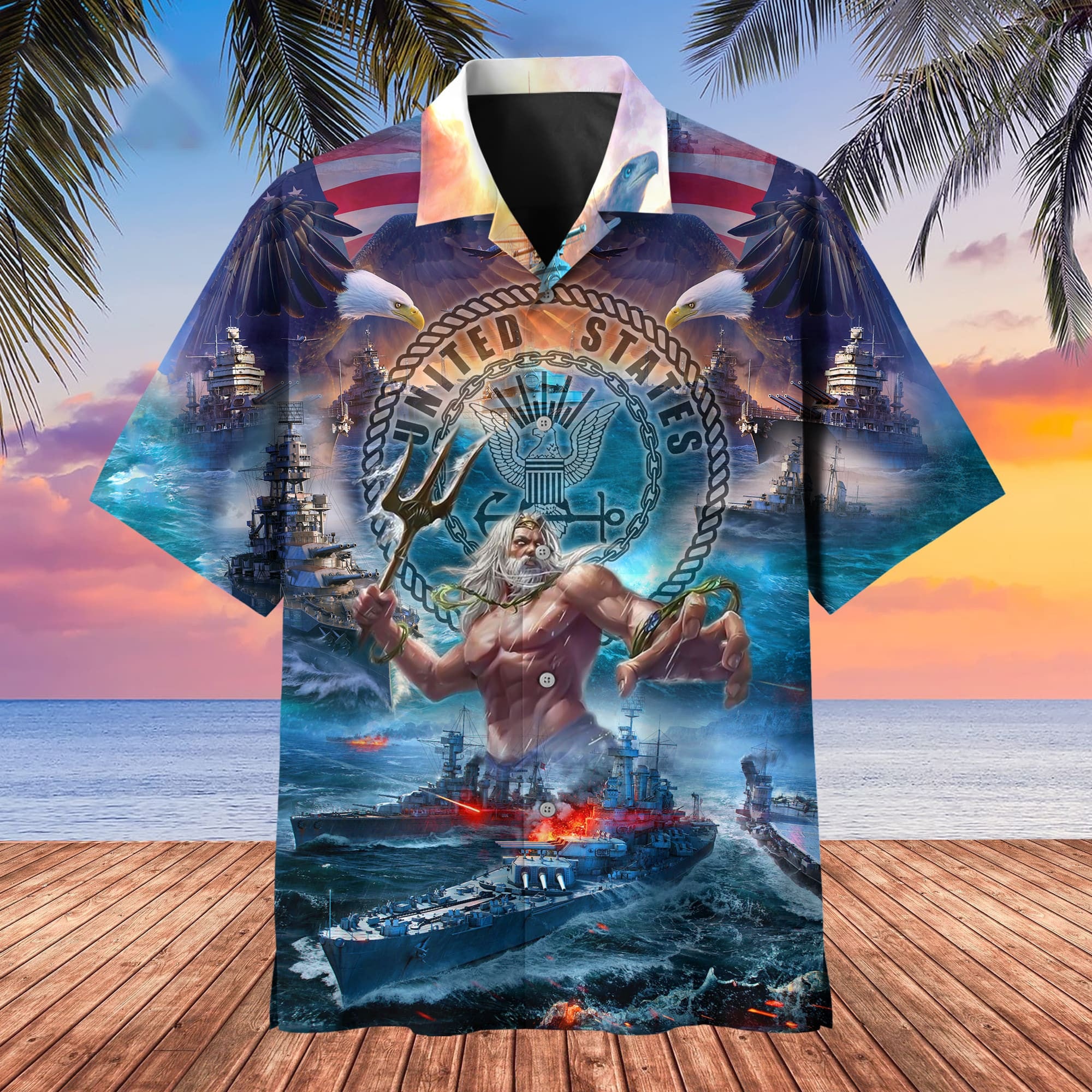 Premium U.S Veteran Hawaii Shirt