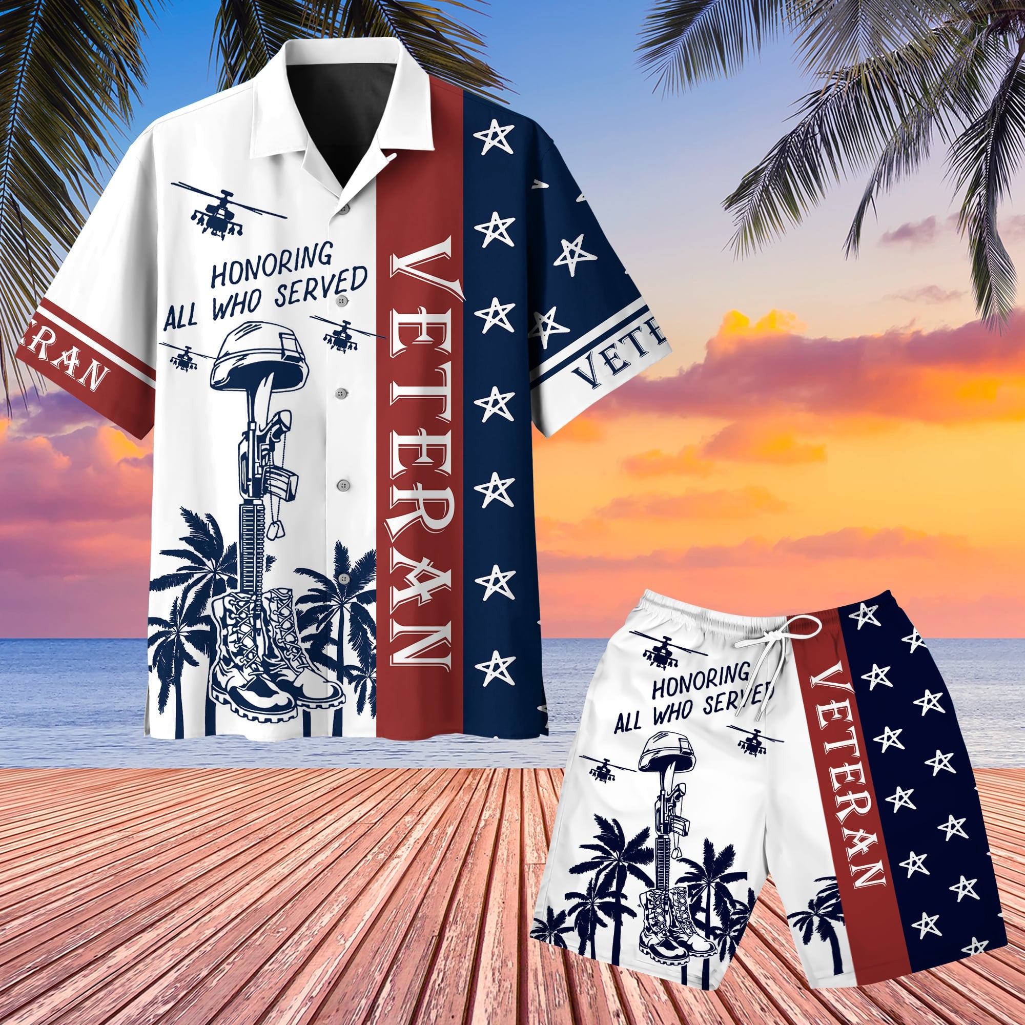 Premium U.S Veteran Hawaii Set