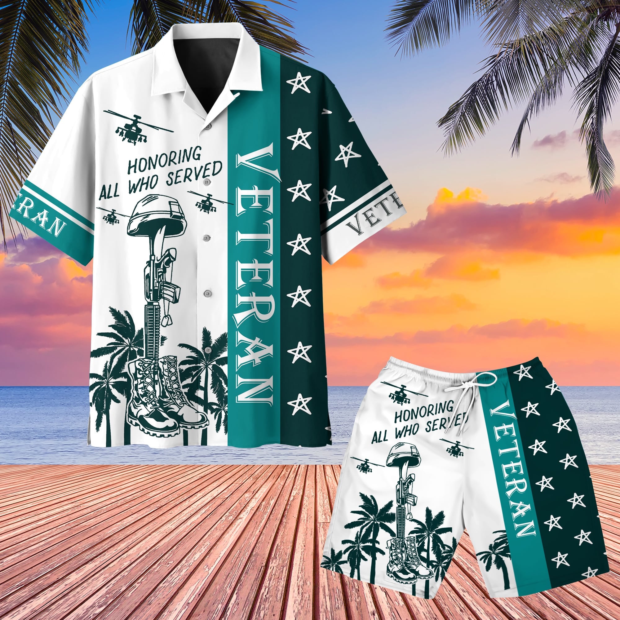 Premium U.S Veteran Hawaii Set