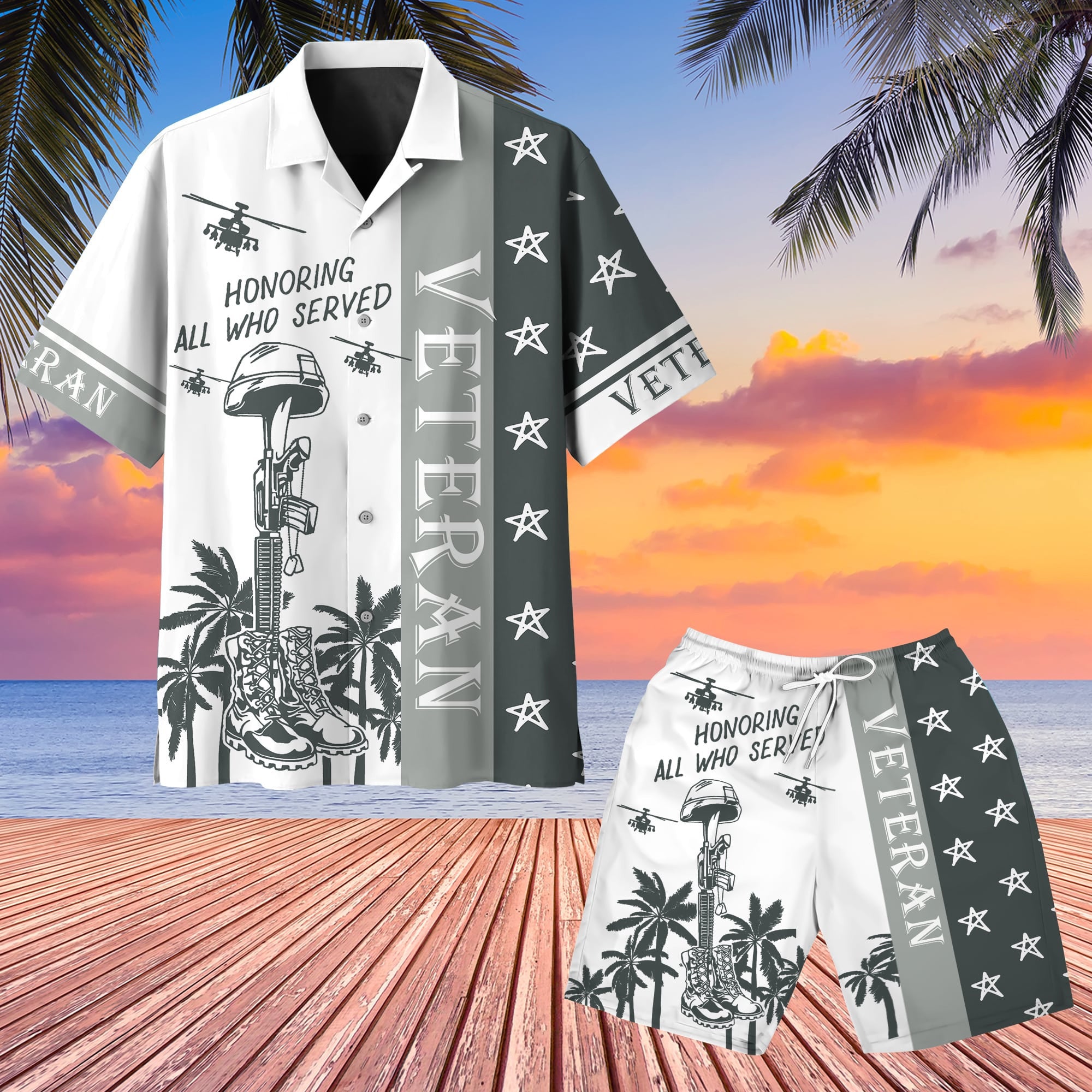 Premium U.S Veteran Hawaii Set
