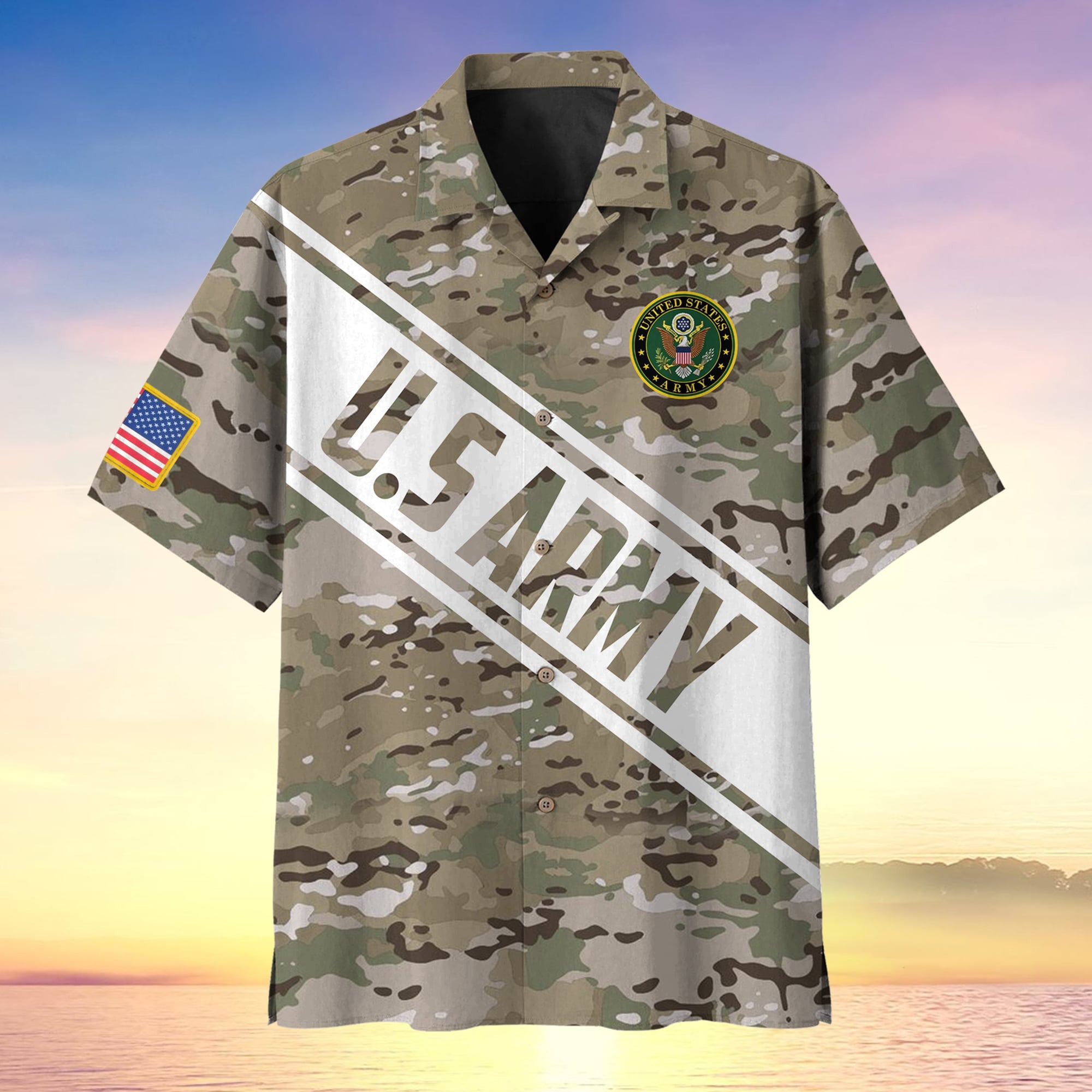 US Army Veteran Soldier Proudly Served Hawaii Multistyle