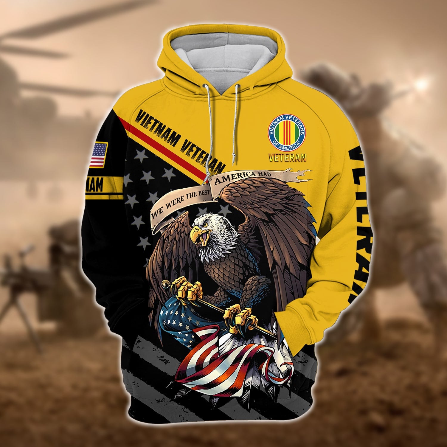 Premium All Gave Some Some Gave All US Veteran Hoodie