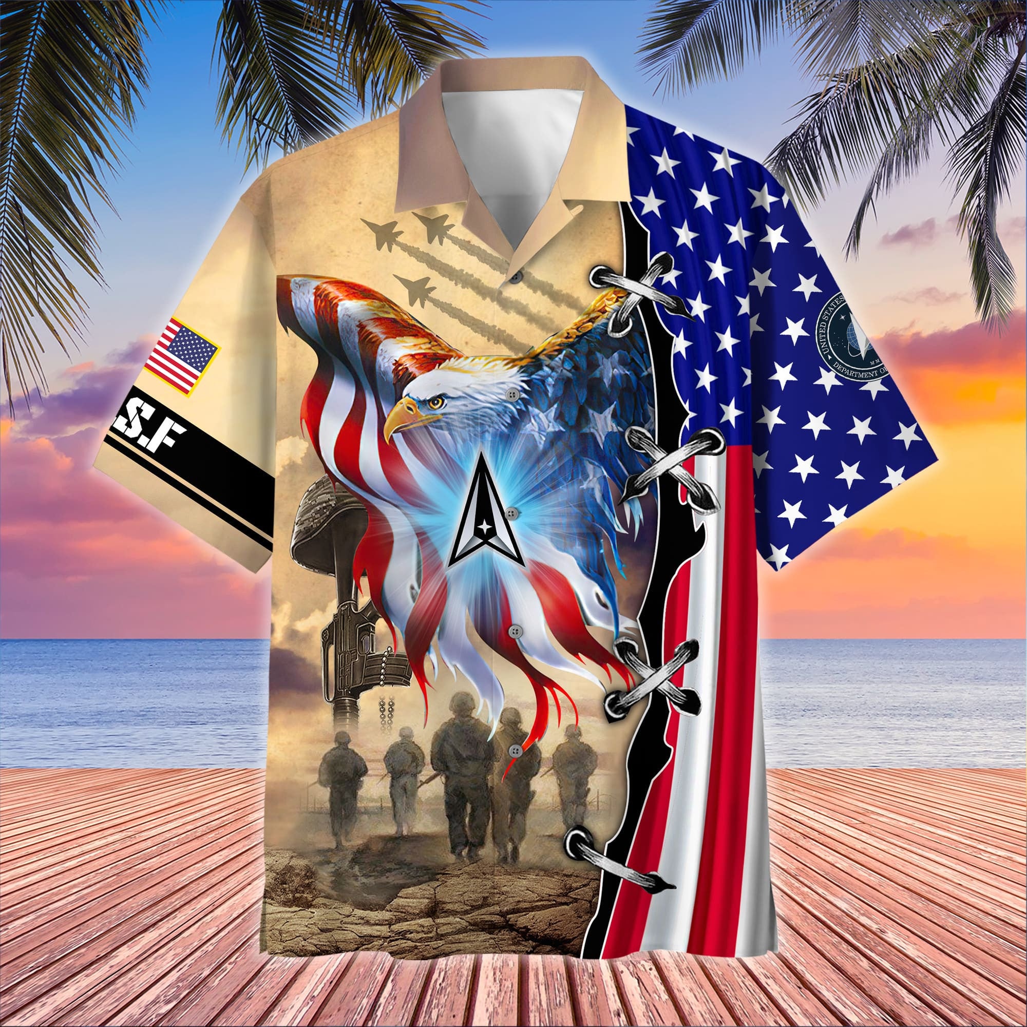 Premium Honoring All Who Served US Veteran Hawaii Shirt