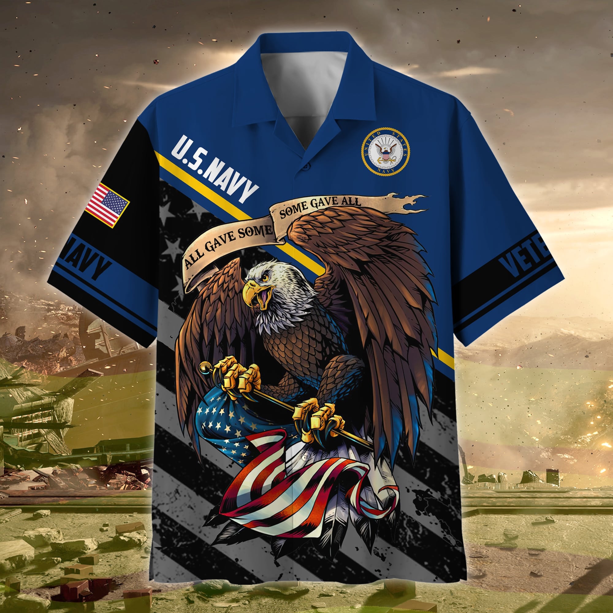 Premium Honoring All Who Served US Veteran Polo And Hawaii Shirt