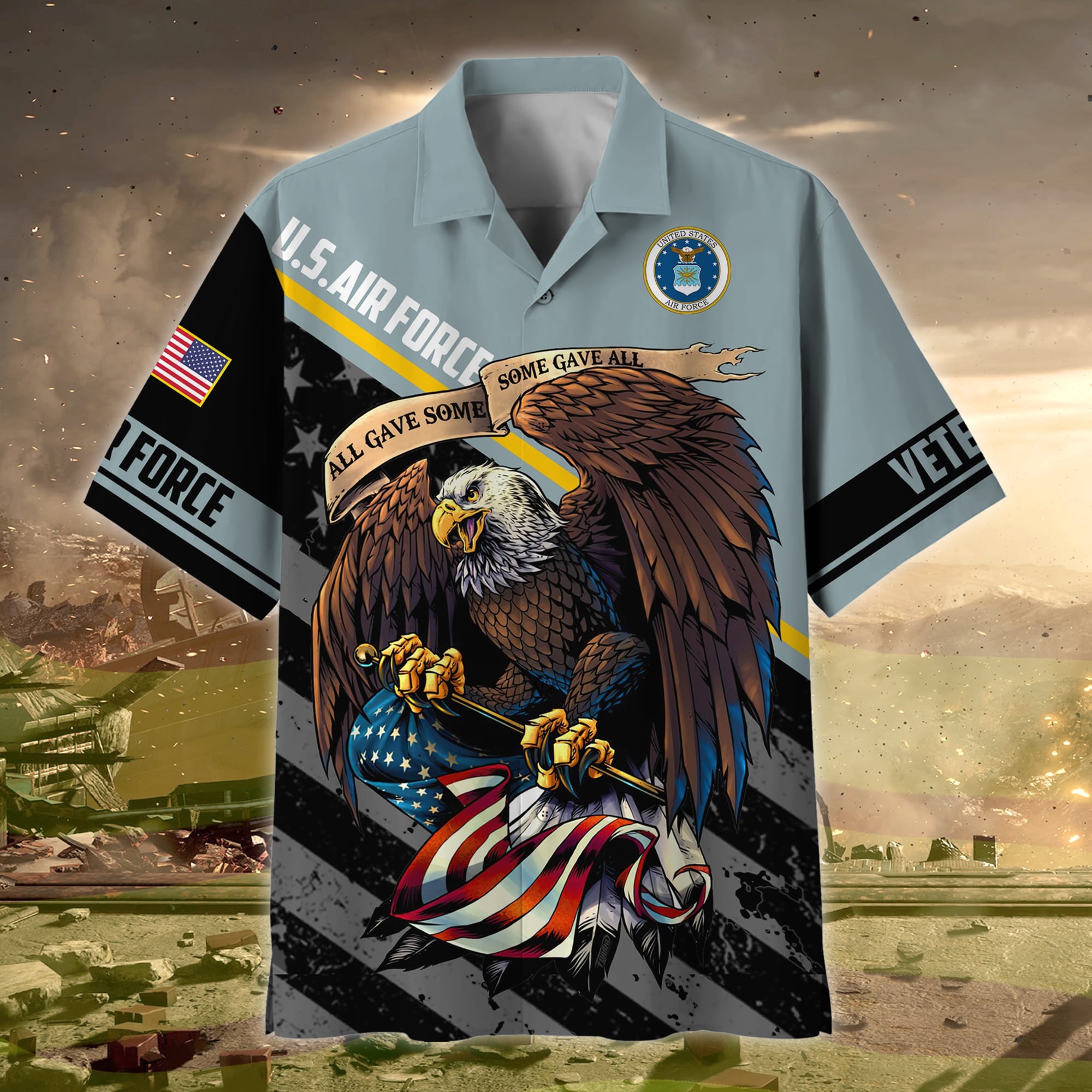 Premium Honoring All Who Served US Veteran Polo And Hawaii Shirt