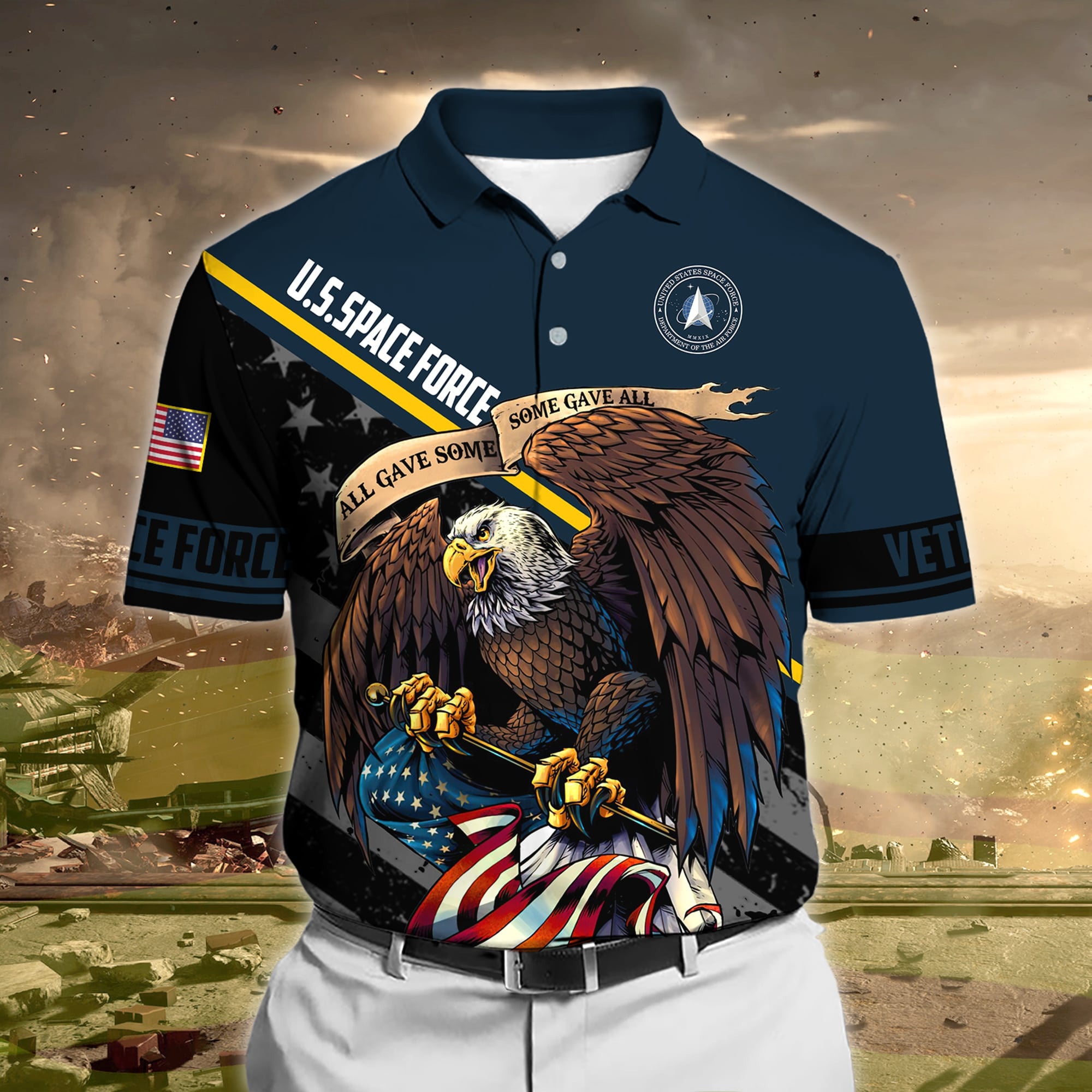 Premium Honoring All Who Served US Veteran Polo And Hawaii Shirt