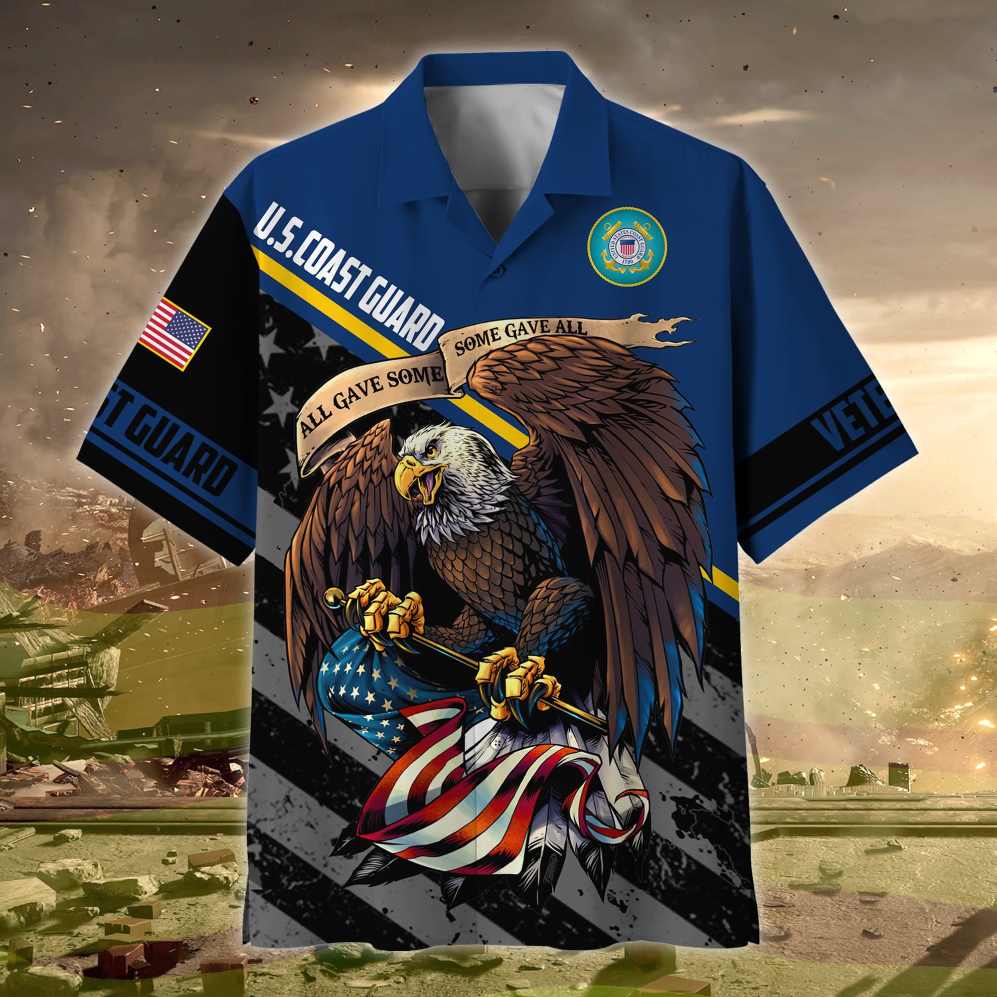 Premium Honoring All Who Served US Veteran Polo And Hawaii Shirt