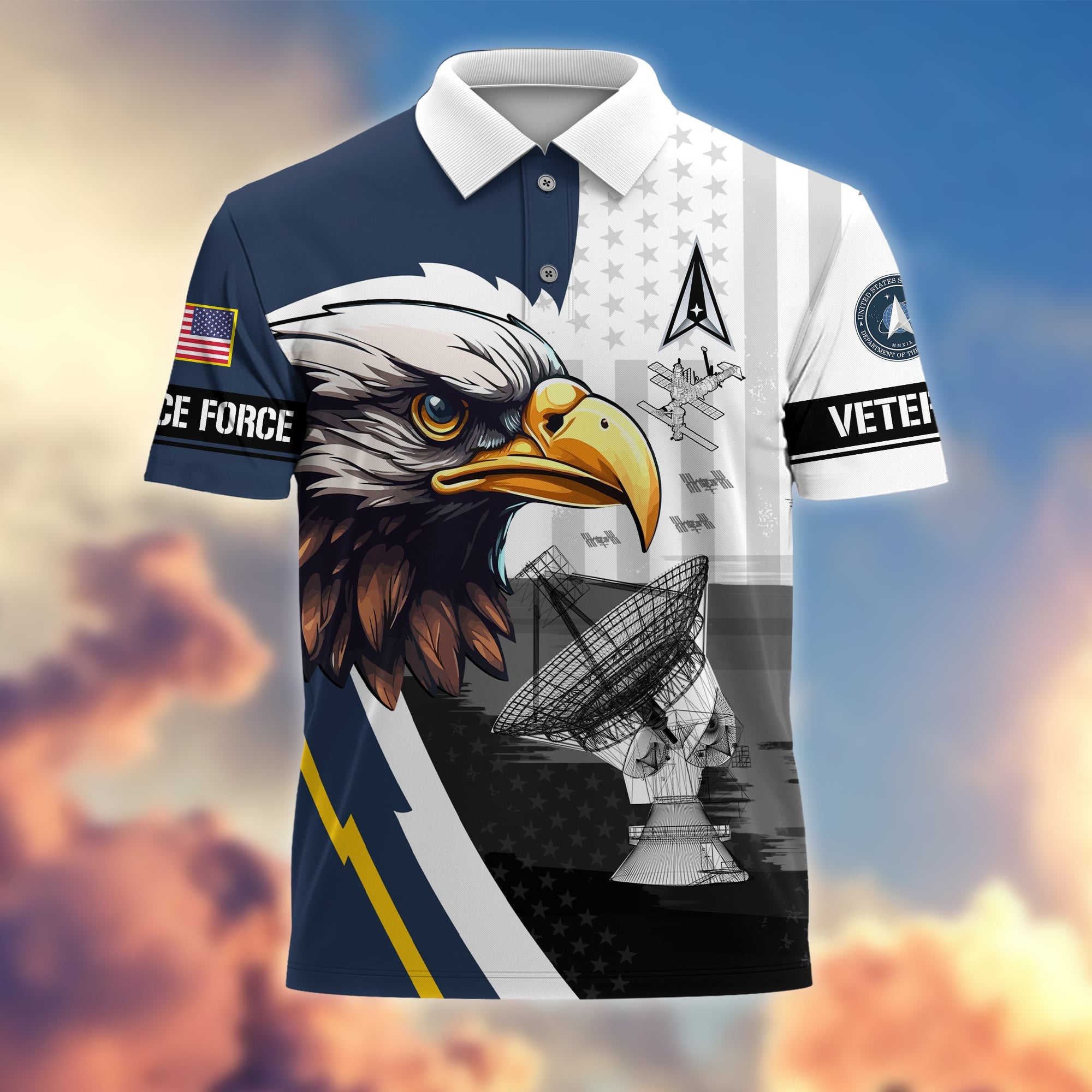 Premium Honoring All Who Served US Veterans Polo Shirt