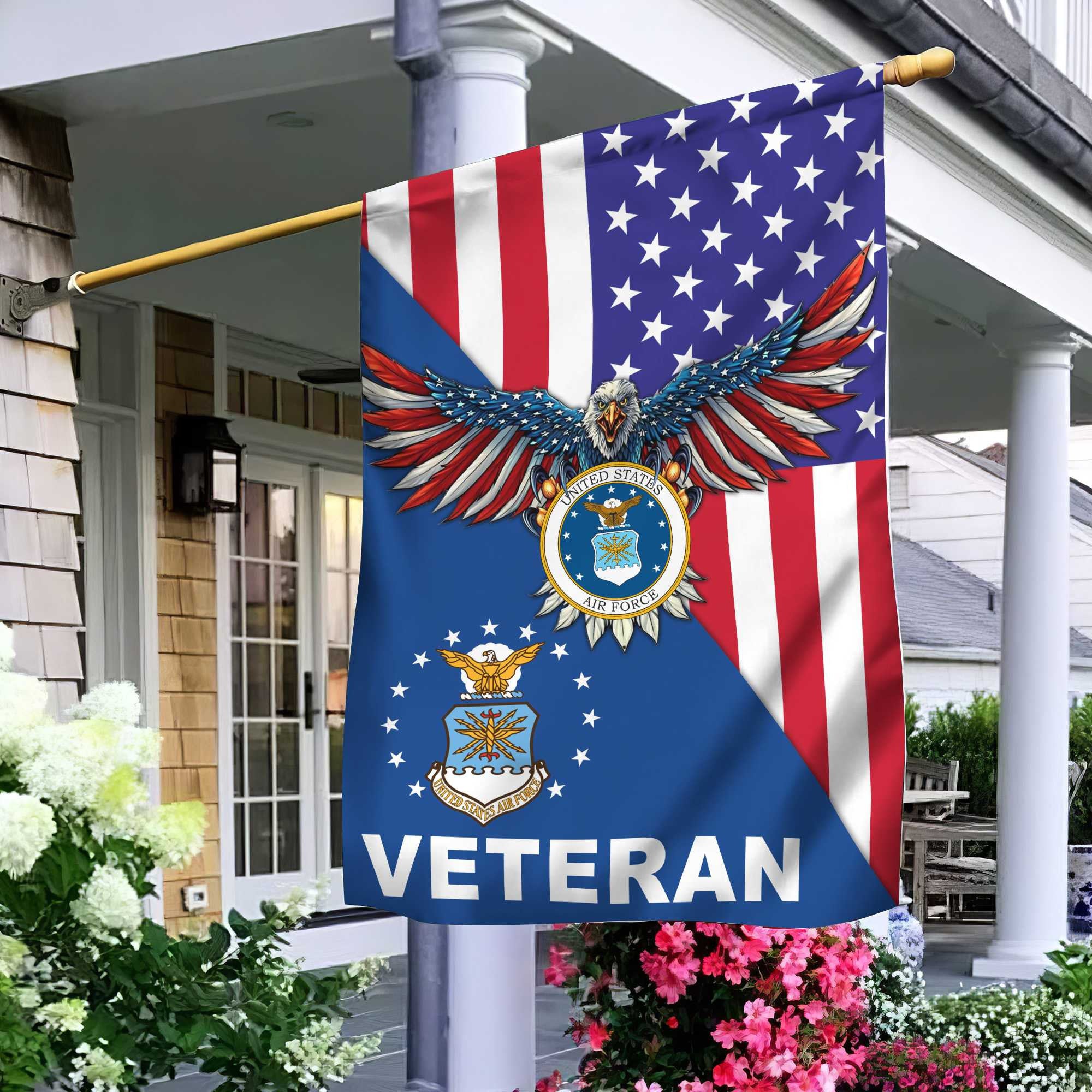 USAF Veteran Garden Flag – House Flag