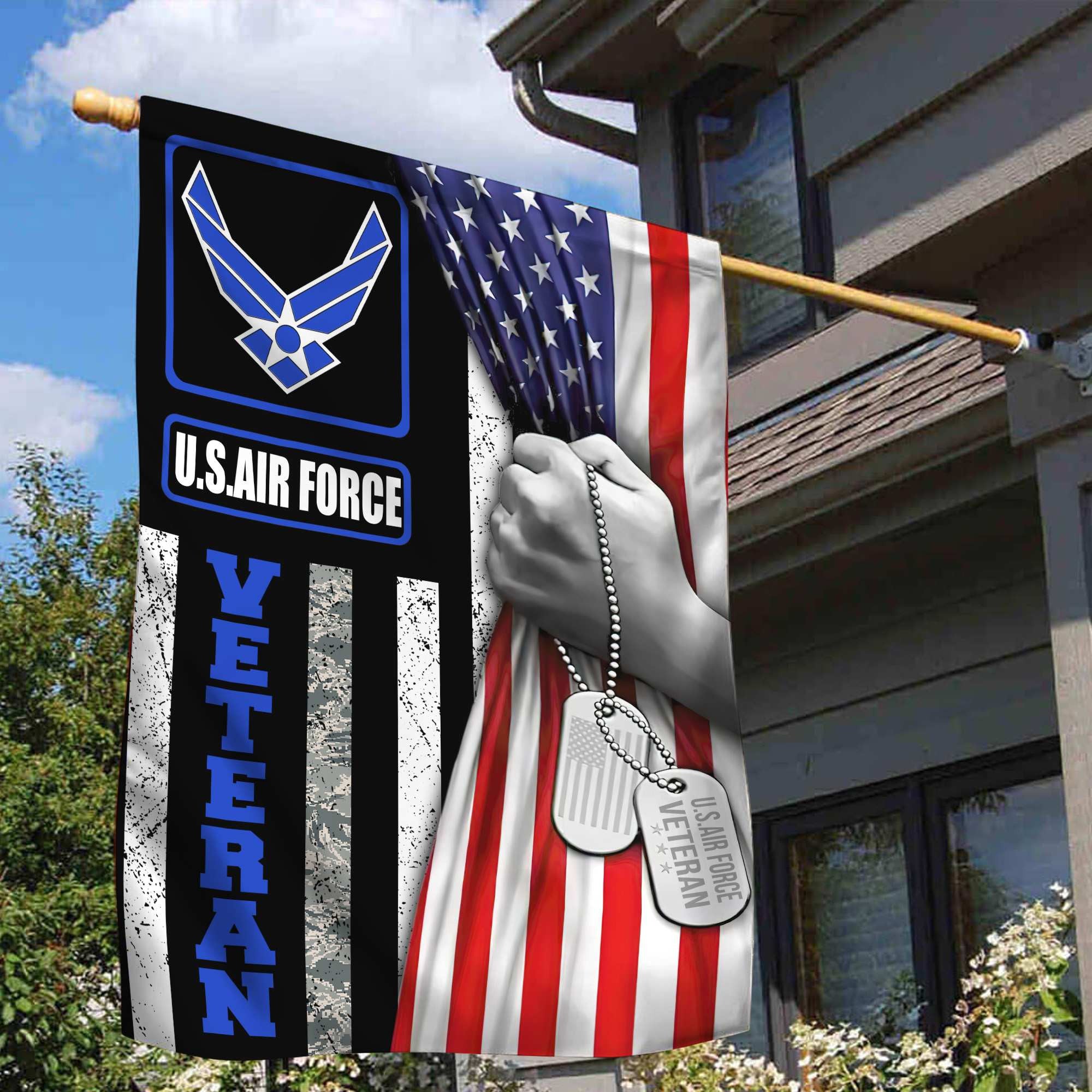 USAF Veteran Garden Flag – House Flag