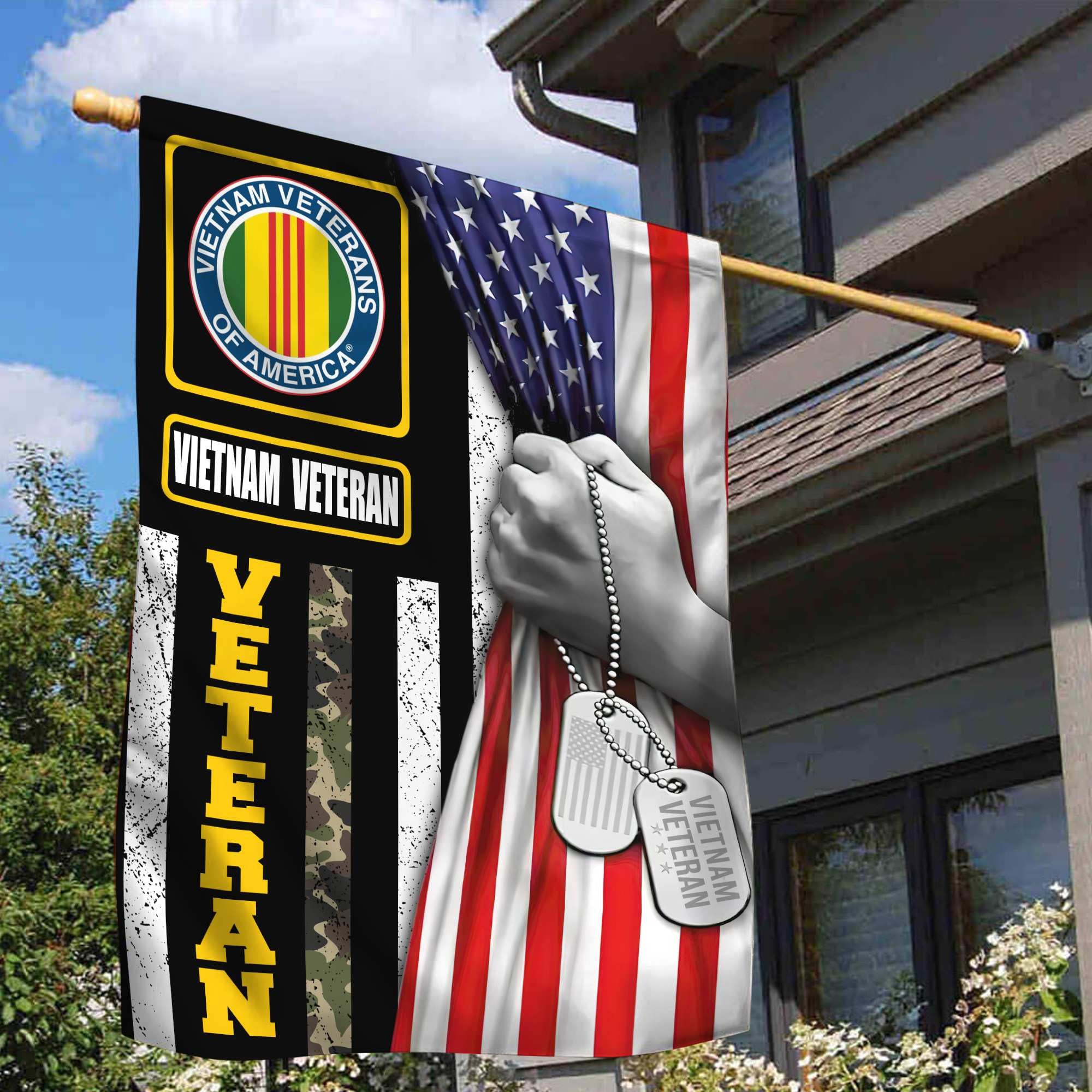 Vietnam Veteran Garden Flag – House Flag