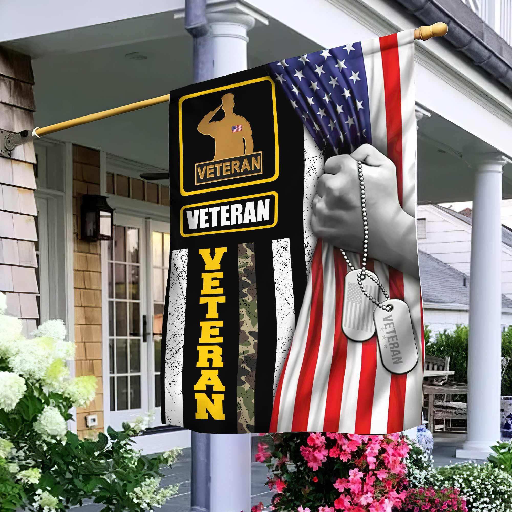 US Veteran Garden Flag – House Flag