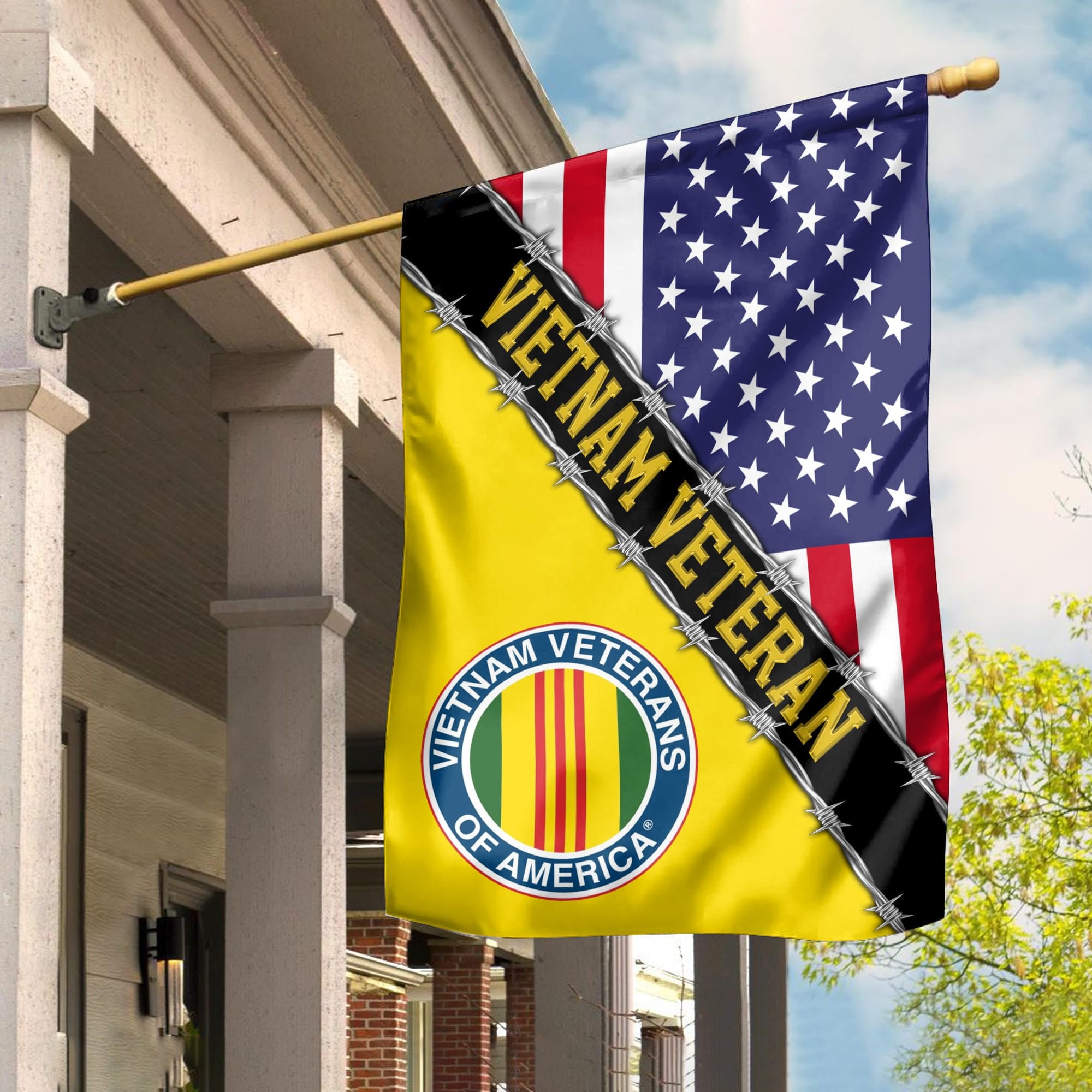 Vietnam Veteran Garden Flag - House Flag, Gift For Veterans Day, Father's Day, Memorial Day