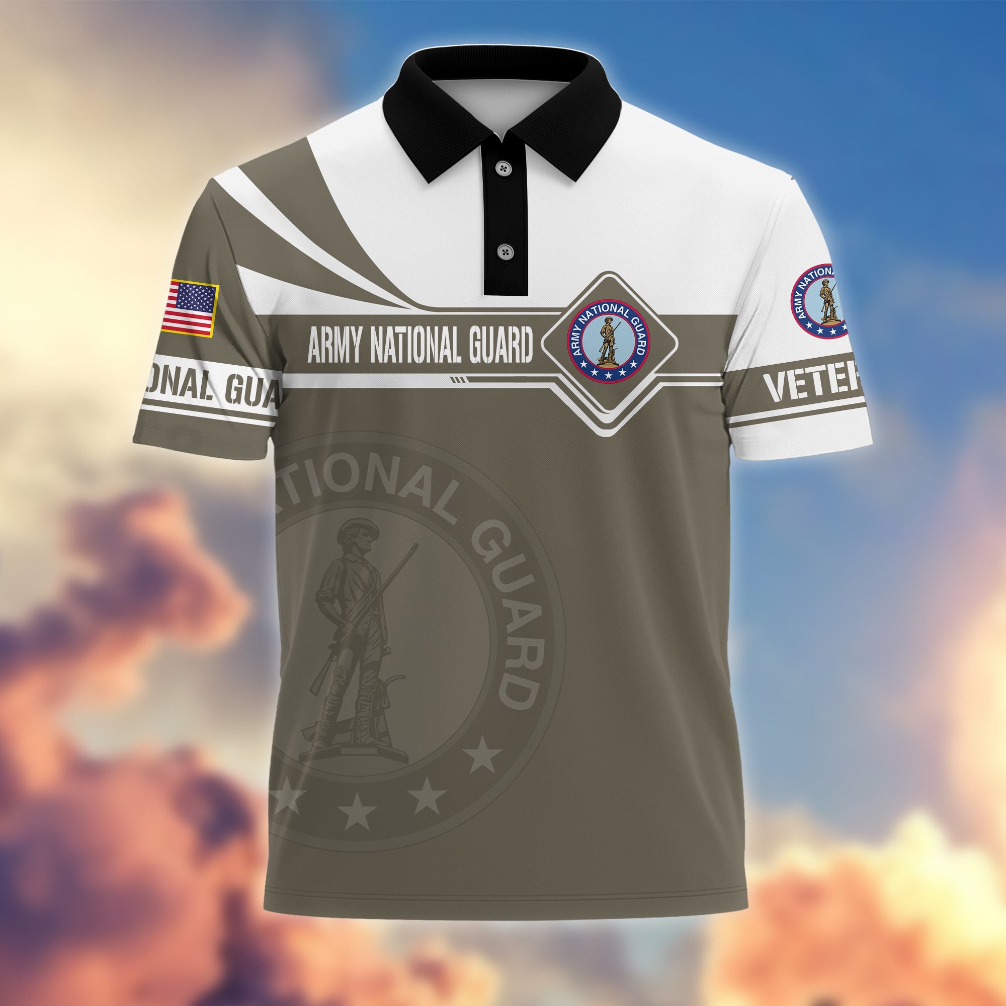 Premium Honoring All Who Served US Veterans Polo Shirt