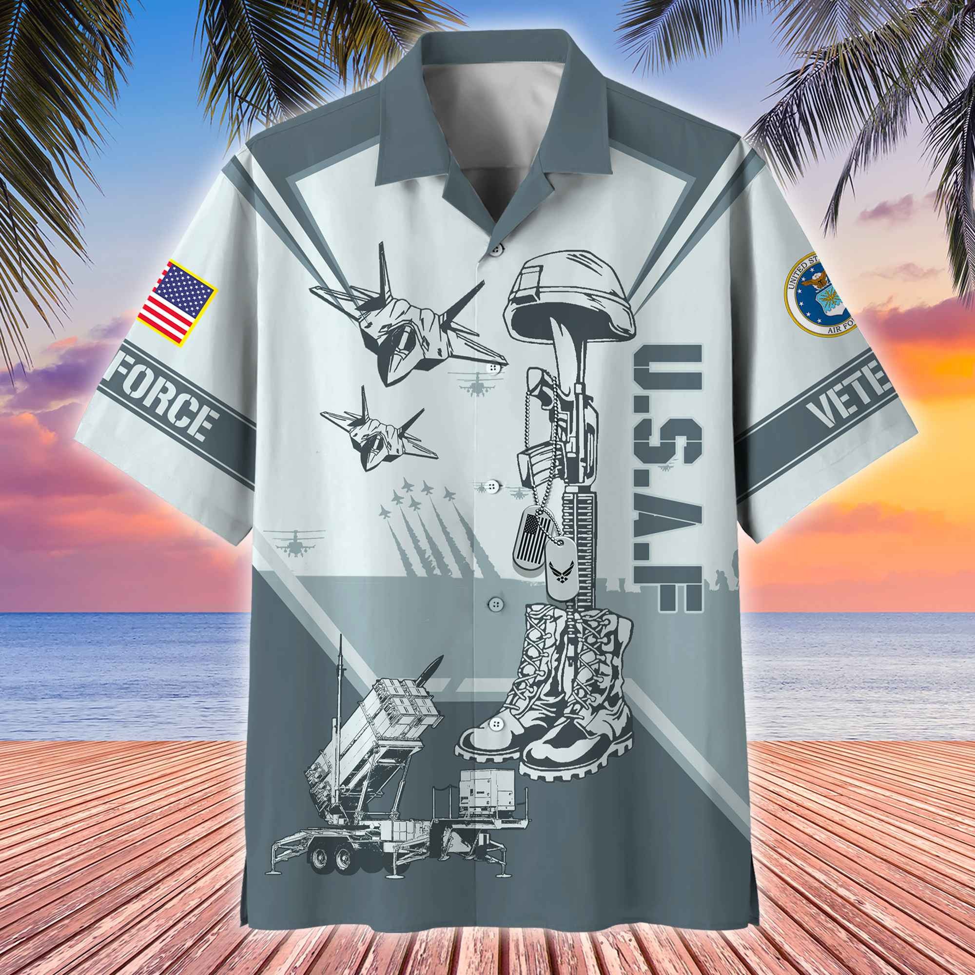 Premium US Veterans Hawaii Shirt
