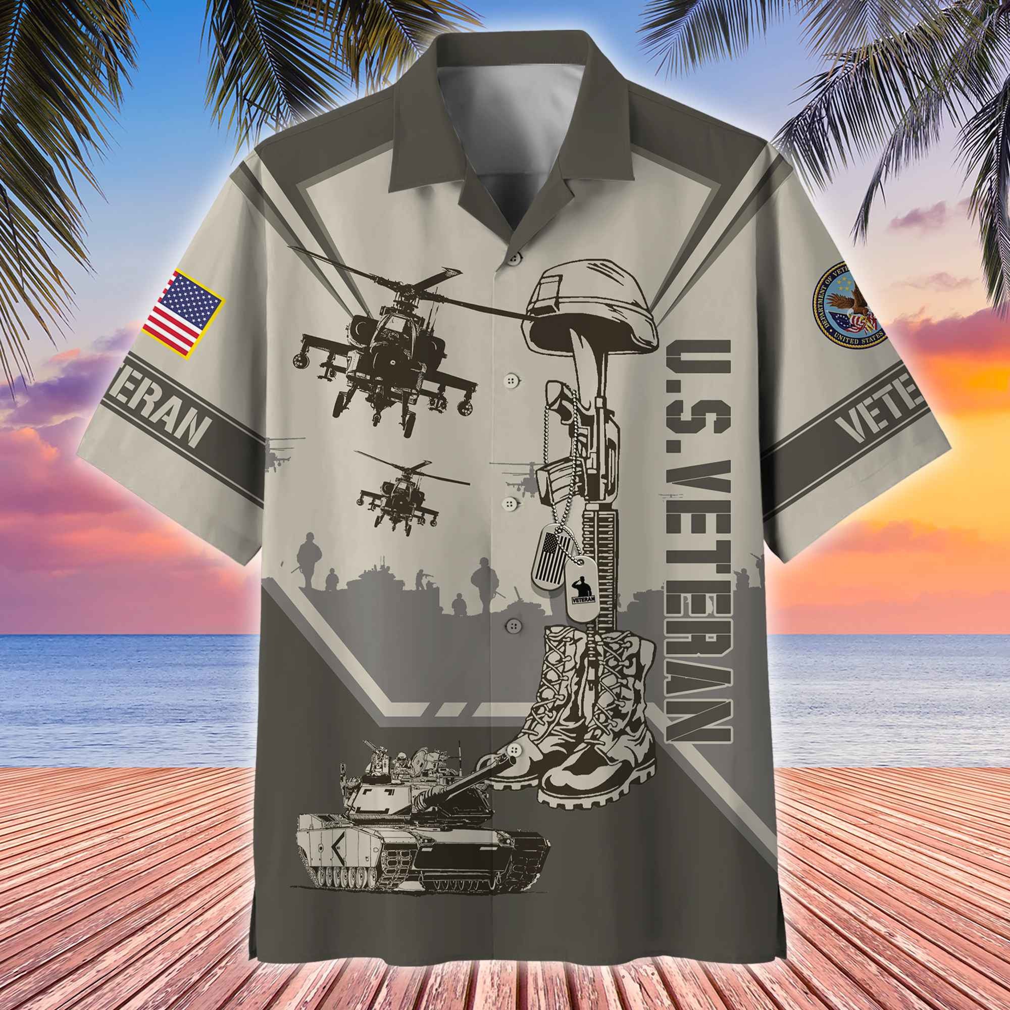 Premium US Veterans Hawaii Shirt