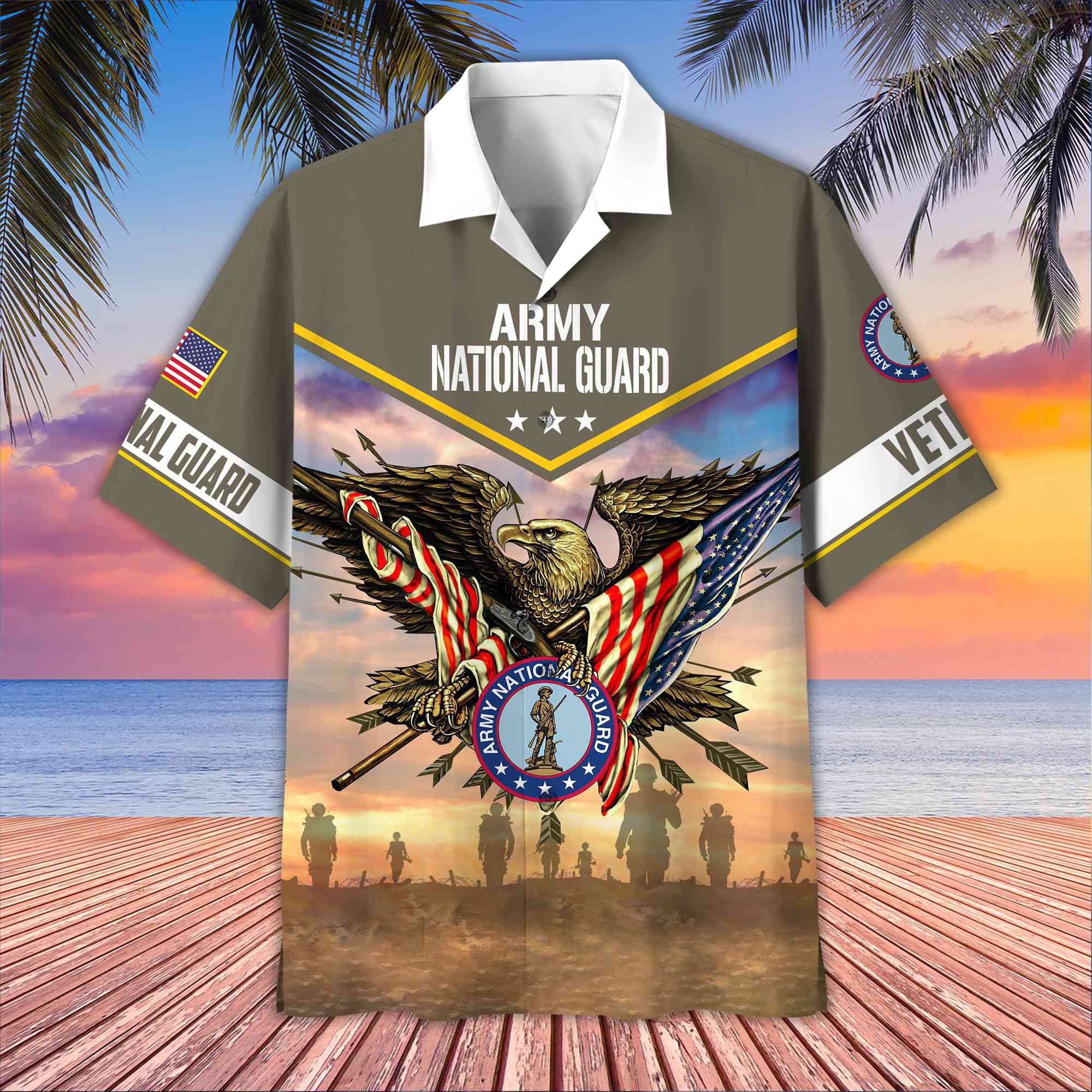 Premium Honoring All Who Served US Veterans Hawaii Shirt, Gifts For US Veterans