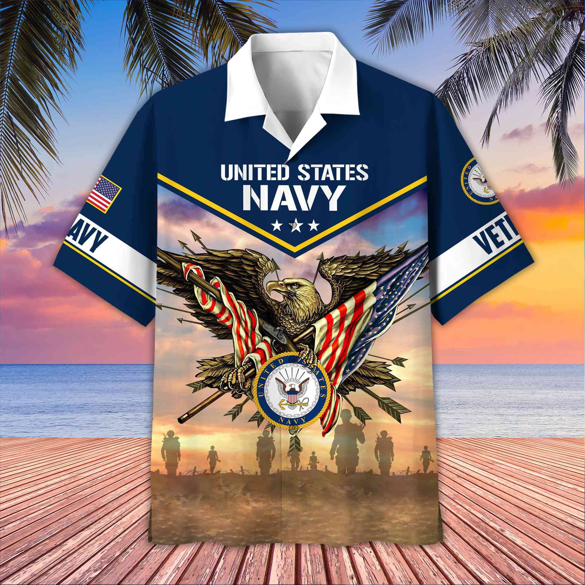 Premium Honoring All Who Served US Veterans Hawaii Shirt, Gifts For US Veterans