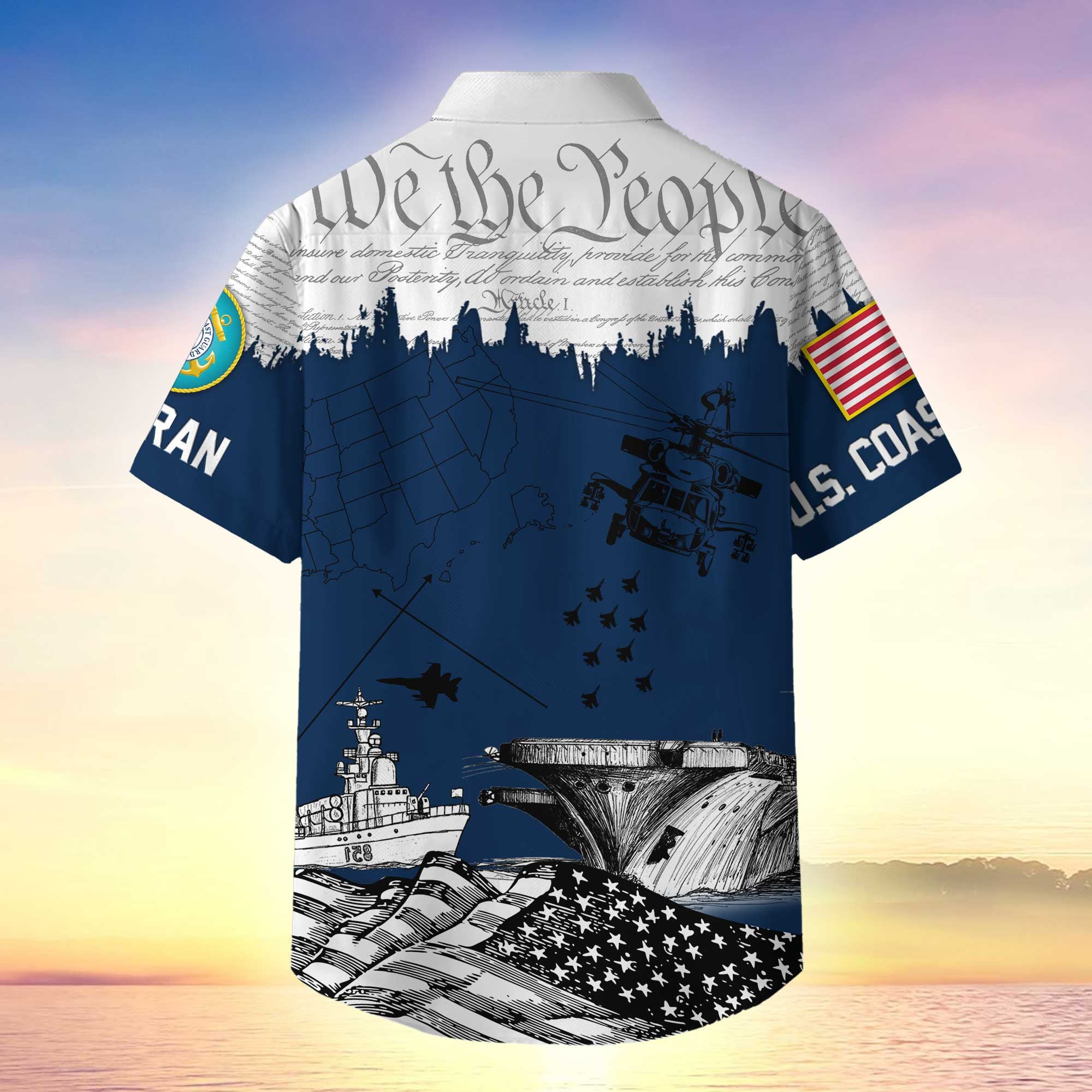 Premium Proudly Served US Veterans Hawaiian Shirt