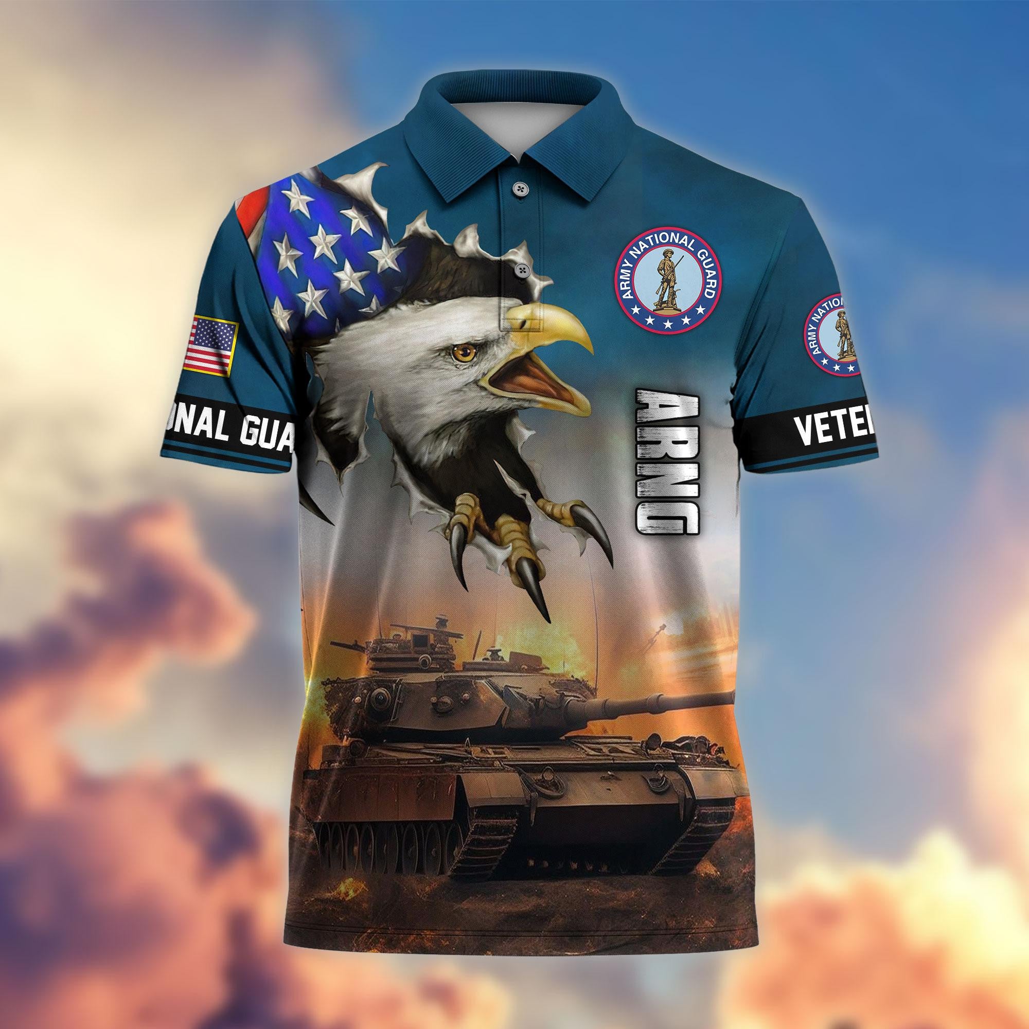 Premium US Veterans Polo Shirt, Gifts For Veterans Day, Gifts For Dad, Gifts For Husband Veteran