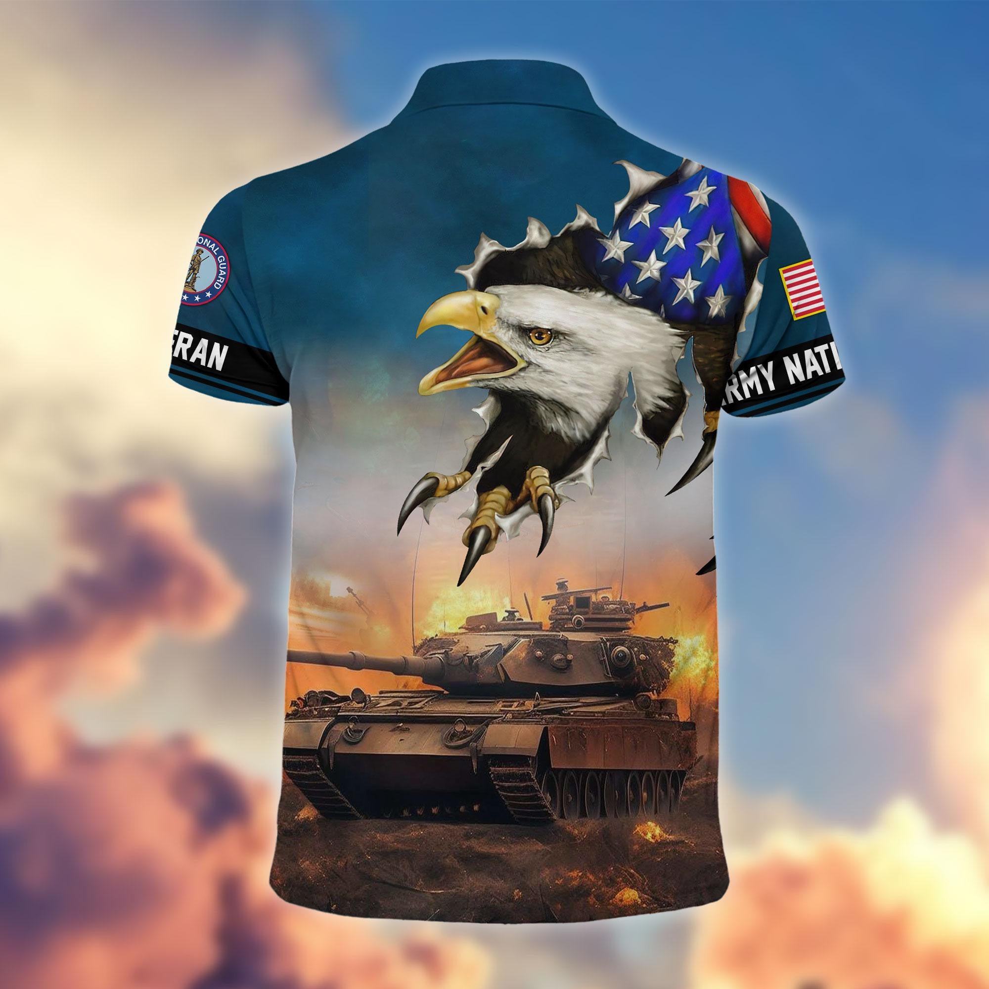 Premium US Veterans Polo Shirt, Gifts For Veterans Day, Gifts For Dad, Gifts For Husband Veteran