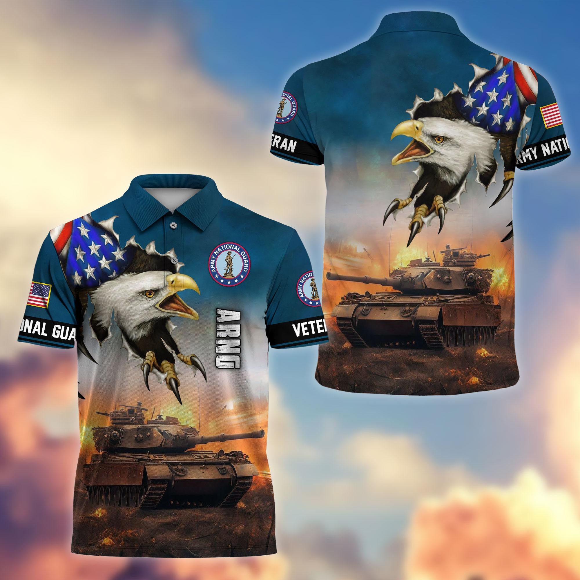 Premium US Veterans Polo Shirt, Gifts For Veterans Day, Gifts For Dad, Gifts For Husband Veteran