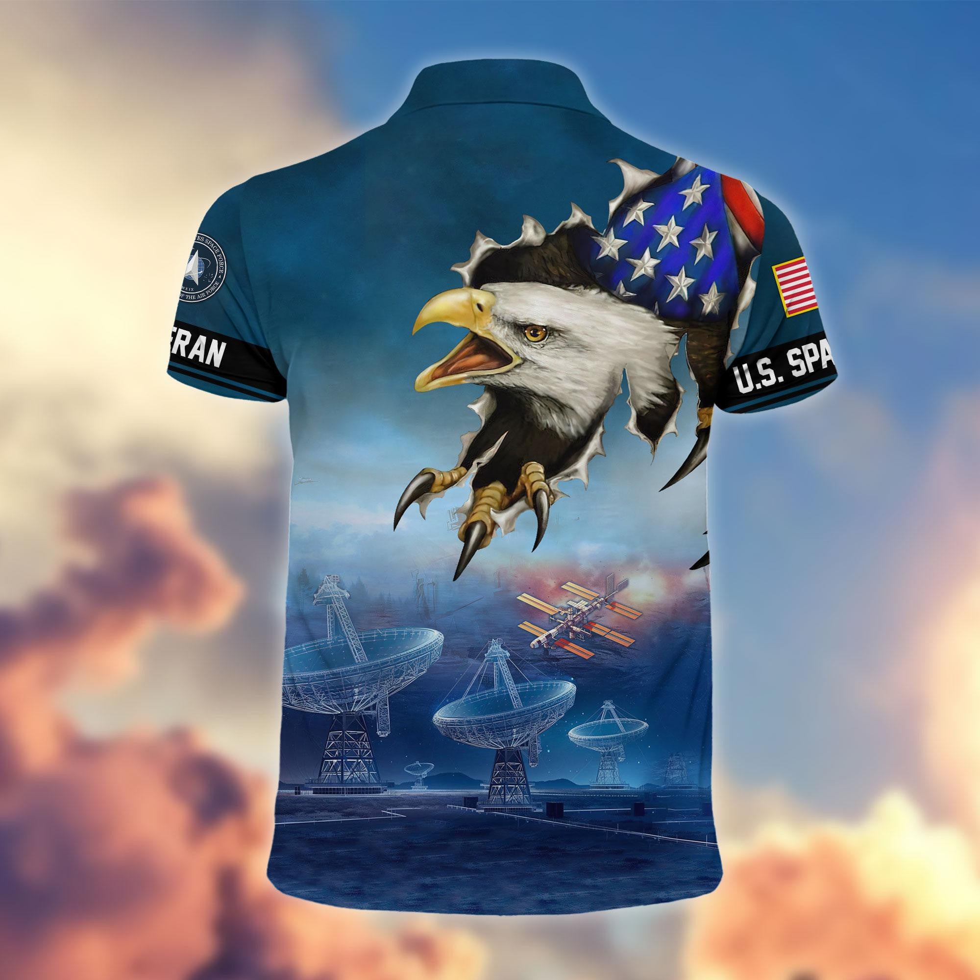 Premium US Veterans Polo Shirt, Gifts For Veterans Day, Gifts For Dad, Gifts For Husband Veteran