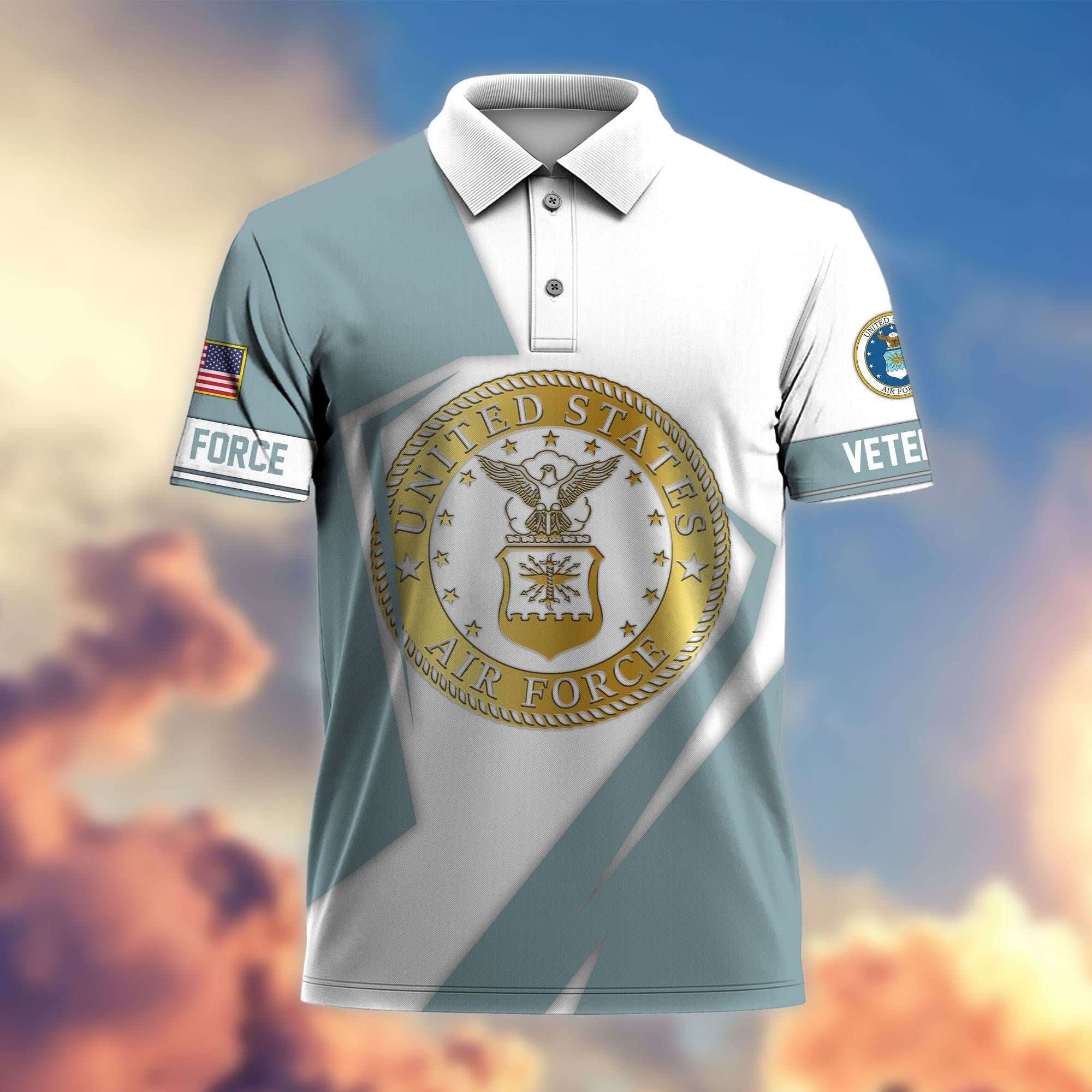 Premium US Veterans Polo Shirt, Gifts For Veterans Day