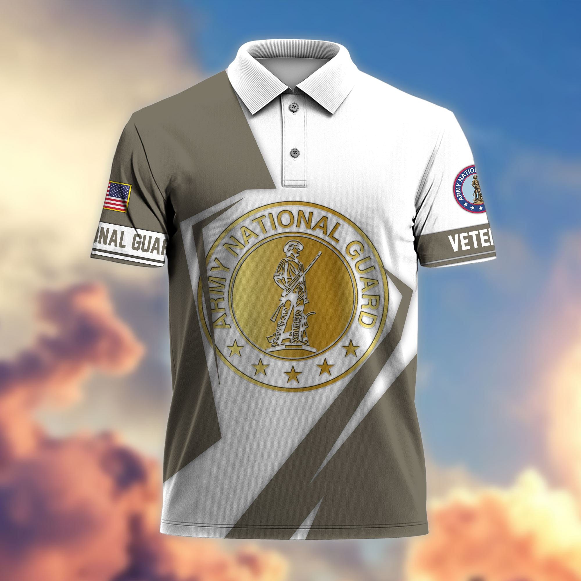 Premium US Veterans Polo Shirt, Gifts For Veterans Day