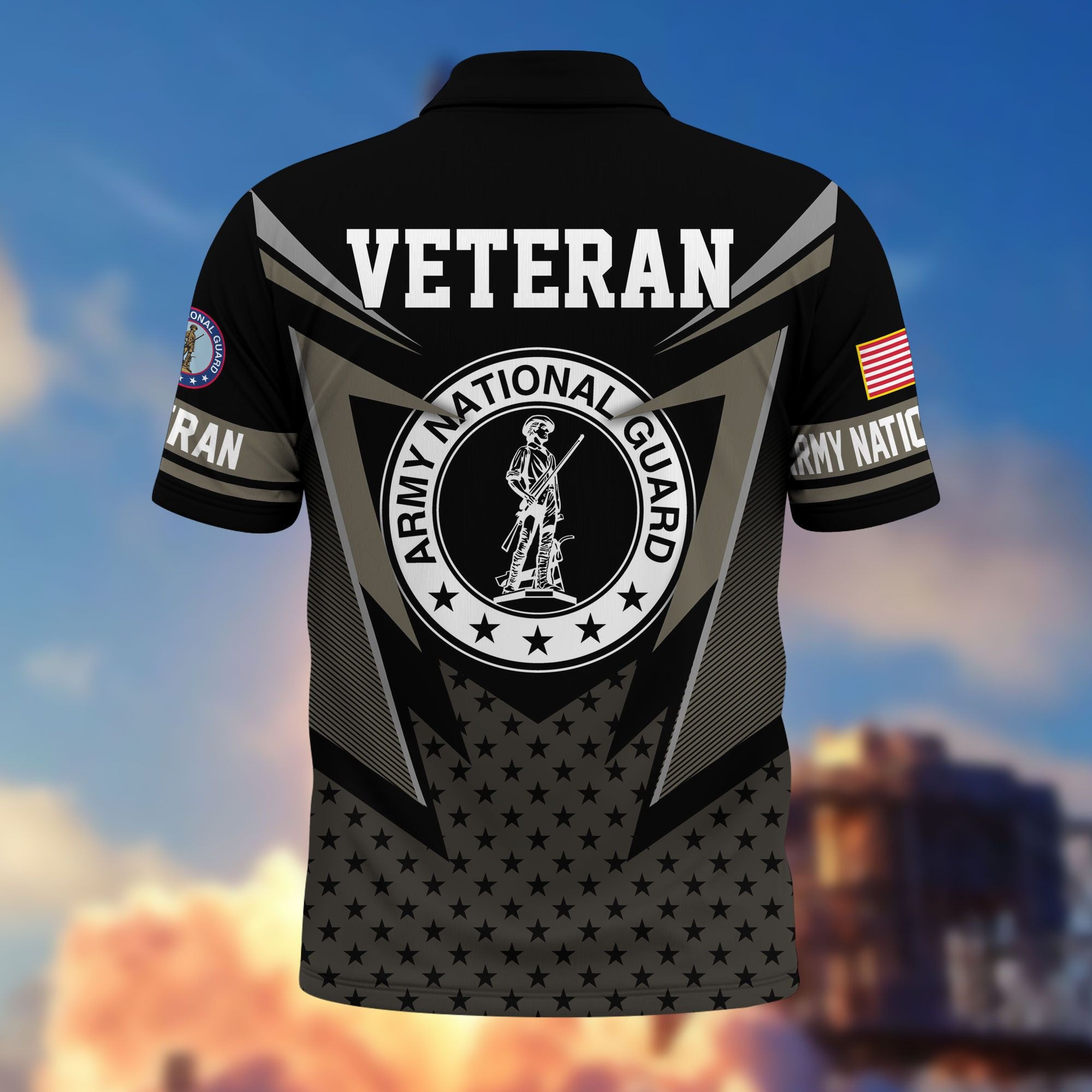 Premium US Veterans Polo Shirt, Gifts For US Veterans, Gifts On Father's Day, Independence Day, Armed Forces Day, Veterans Day.