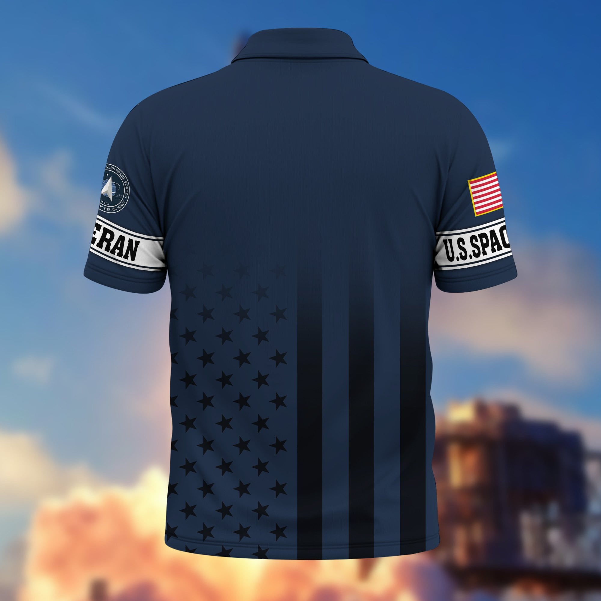 Premium US Veterans Polo Shirt, Gifts For US Veterans, Gifts On Father's Day, Independence Day, Armed Forces Day, Veterans Day.