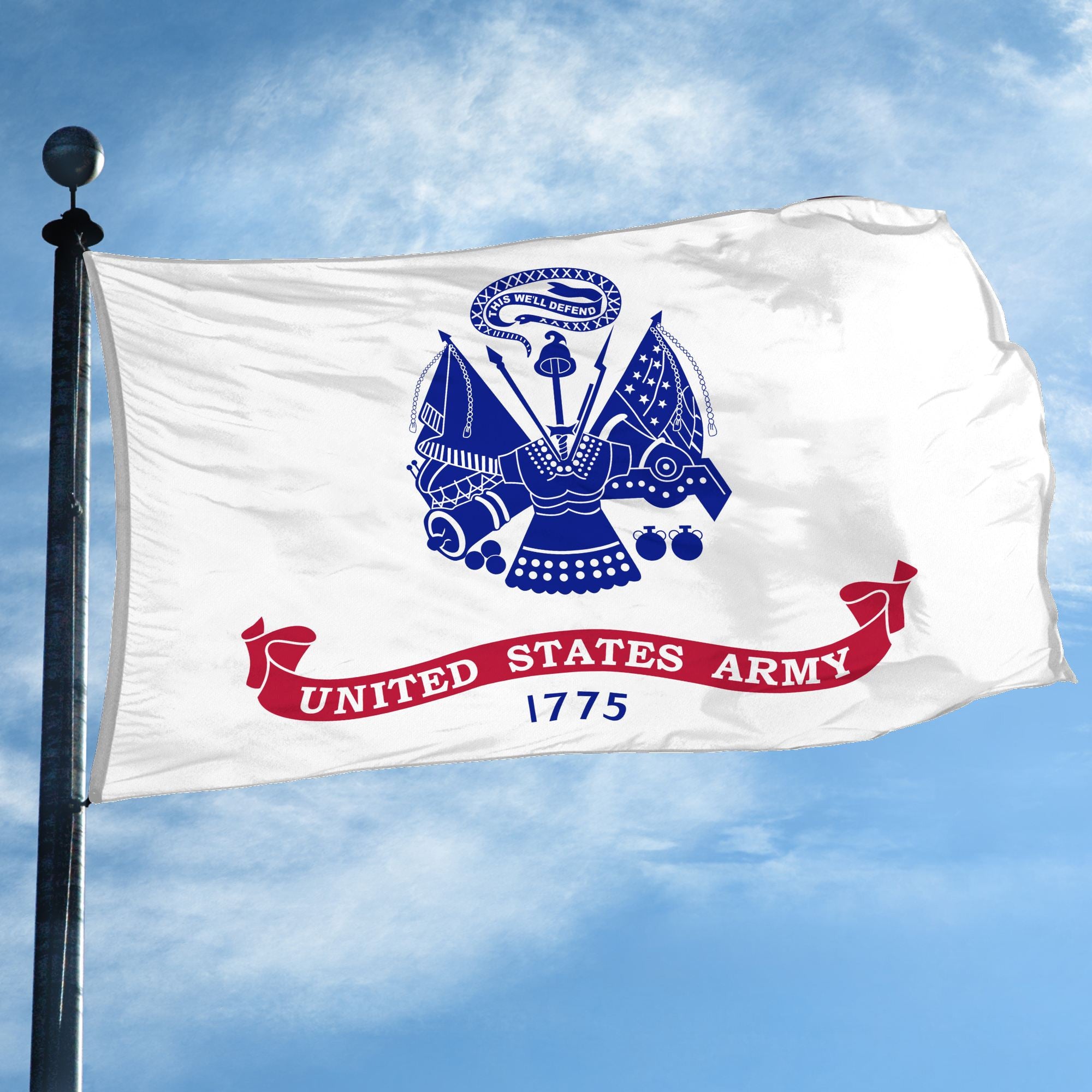 Premium US Army Grommet Flag, Gift For Army Veteran, Gifts For Dad, For Husband, Best Gifts On Father's Day, Independence Day, Veterans Day.