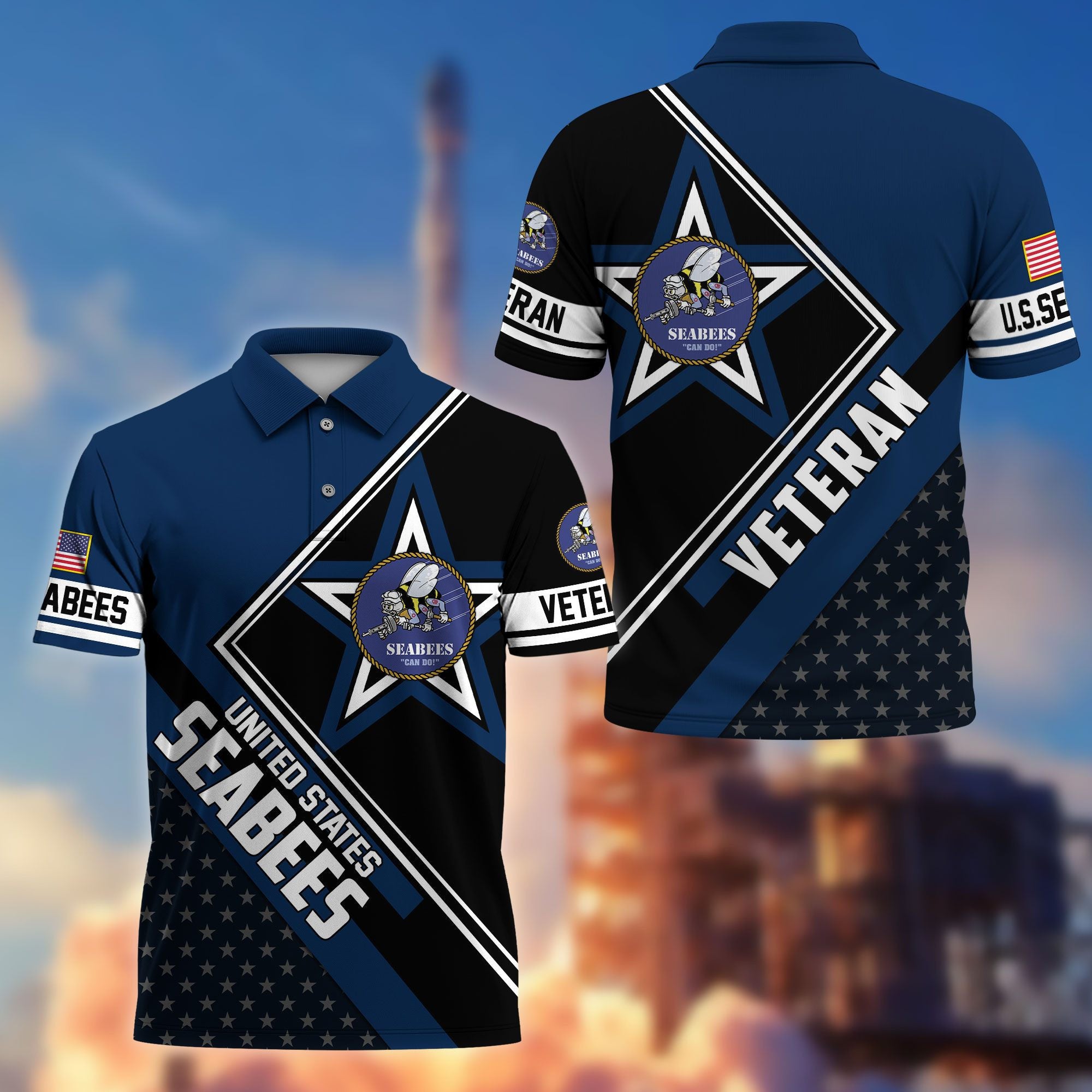 Premium US Veterans Polo Shirt, Gifts For US Veterans, Gifts For Dad, For Husband, Best Gifts On Father's Day, Armed Forces Day, Independence Day, Veterans Day.